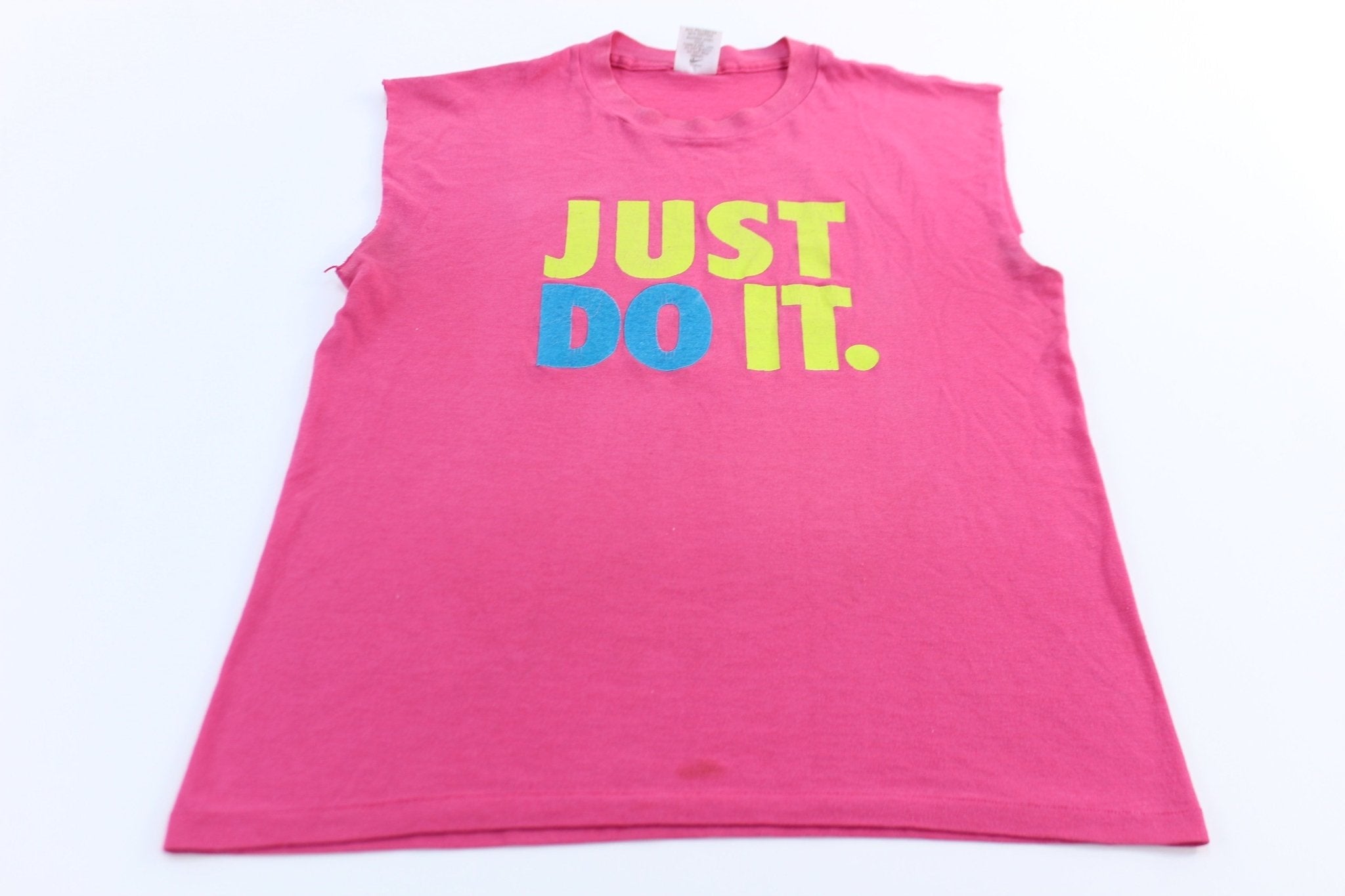 1989 Nike Just Do It Nashville, Tennessee Pink Tank Top - Jerseys/Tanks - Thrifted Threads