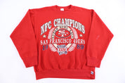1989 San Francisco 49ers NFC Champions Sweatshirt - Sweatshirt - Thrifted Threads