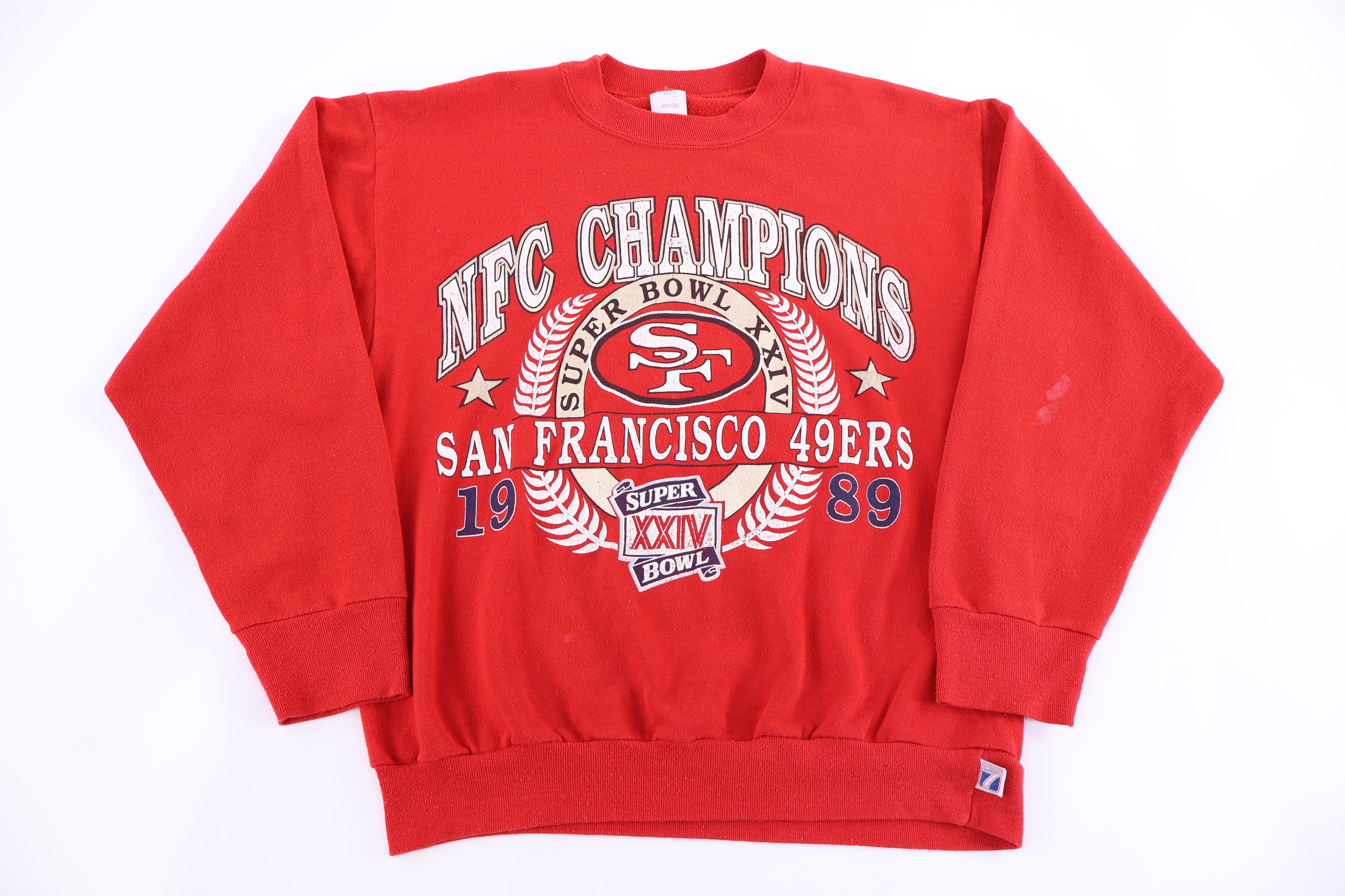 1989 San Francisco 49ers NFC Champions Sweatshirt - Sweatshirt - Thrifted Threads