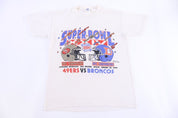 1990 Broncos Vs 49ers Super Bowl Sunday T-shirt - Shirts & Tops - Thrifted Threads