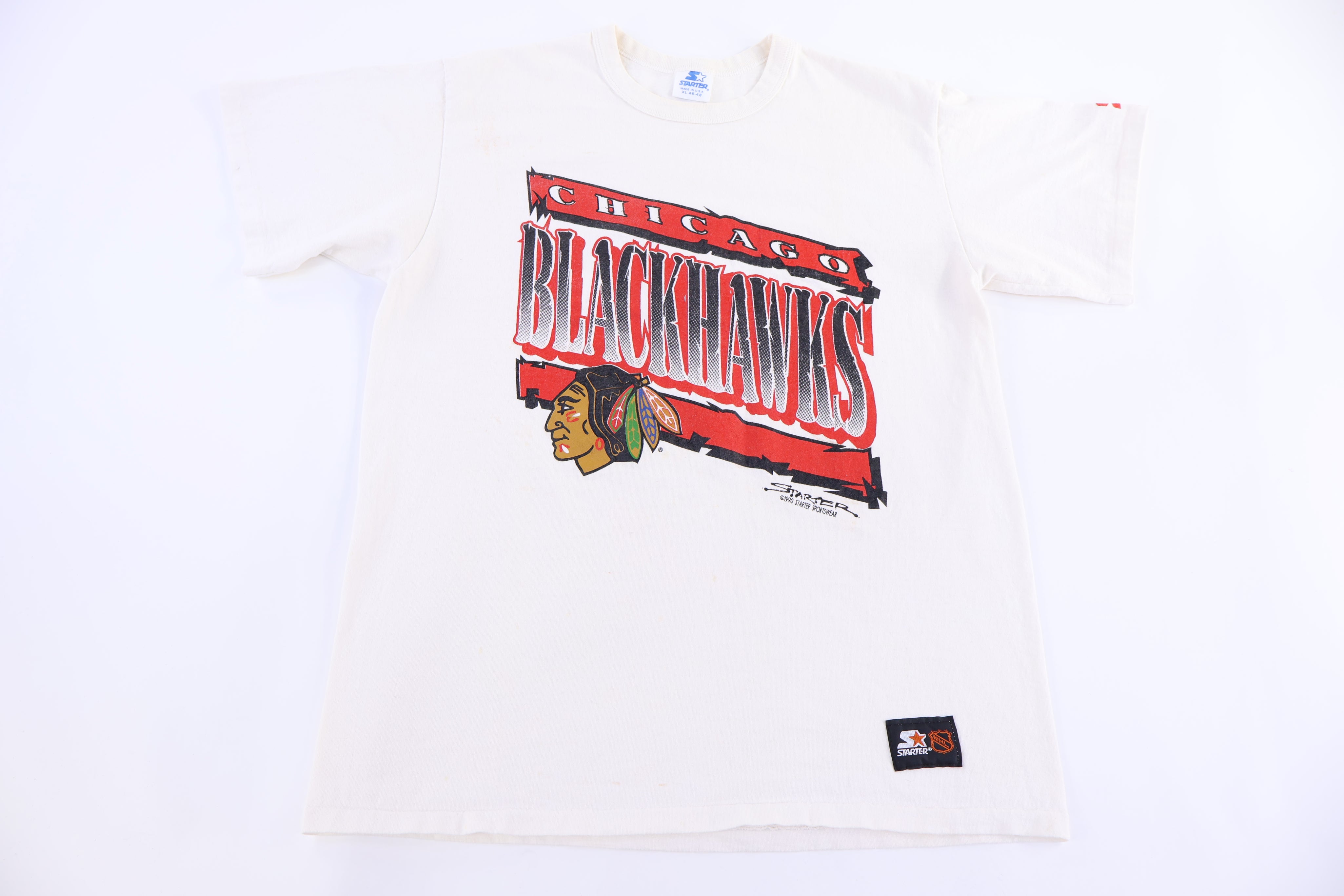 1990 Chicago Blackhawks Hockey T-shirt - Shirts & Tops - Thrifted Threads