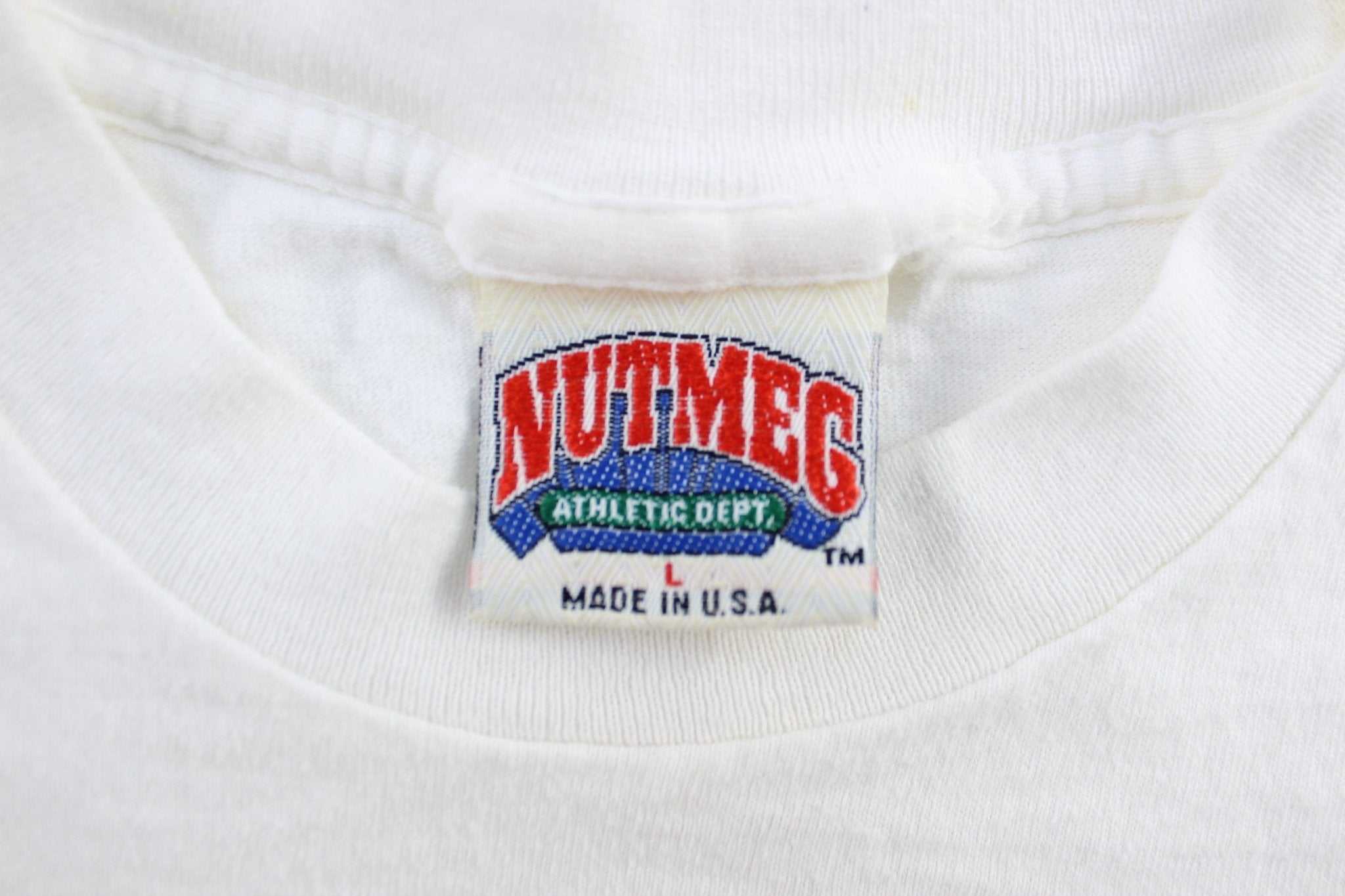 1990 Chicago Cubs Mark Grace Nutmeg Graphic T-Shirt - ThriftedThreads.com