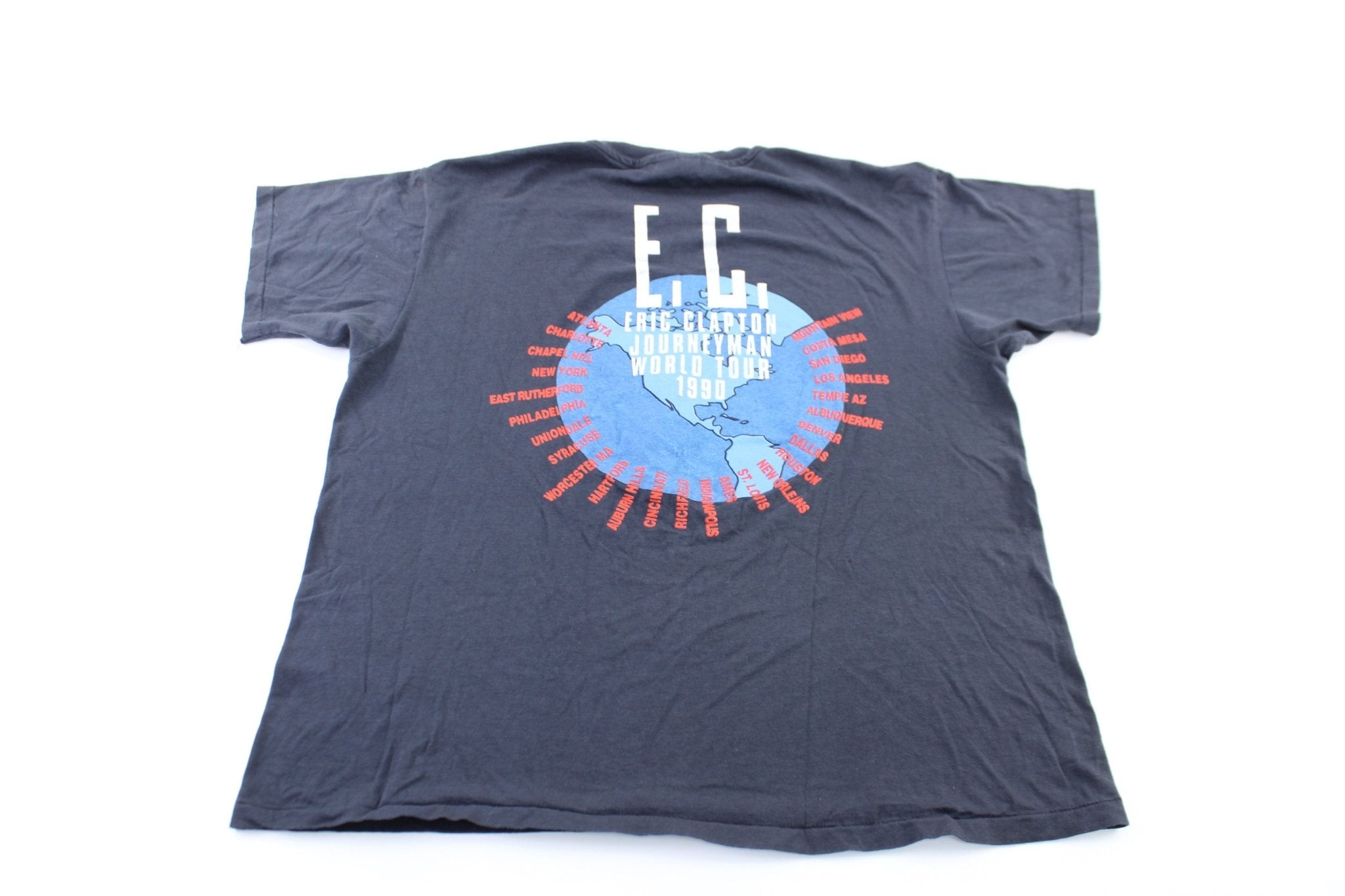 1990 Eric Clapton Journeyman World Tour T-Shirt