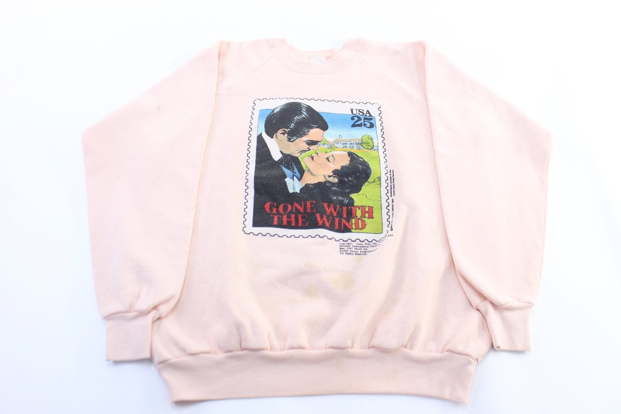 1990 Gone With The Wind Graphic Sweatshirt - Sweatshirt - Thrifted Threads