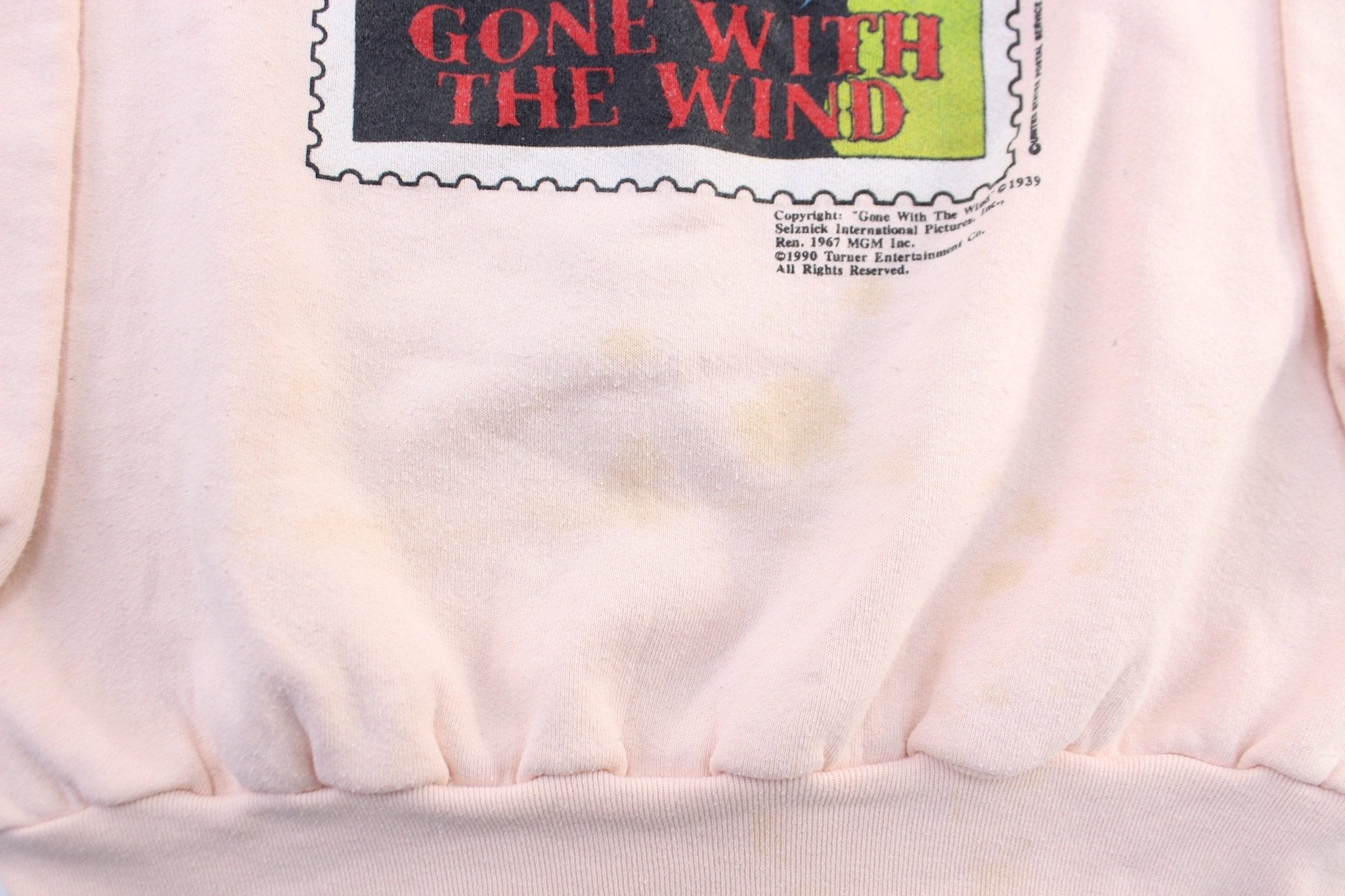 1990 Gone With The Wind Graphic Sweatshirt - Sweatshirt - Thrifted Threads