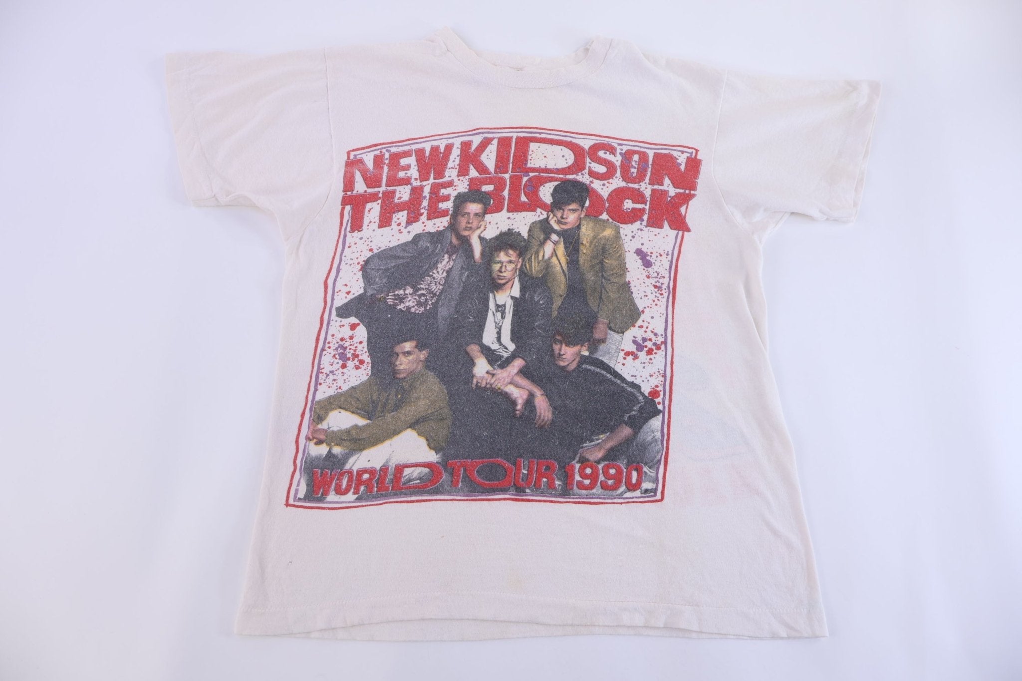 1990 New Kids On The Block World Tour T-shirt - Shirts & Tops - Thrifted Threads