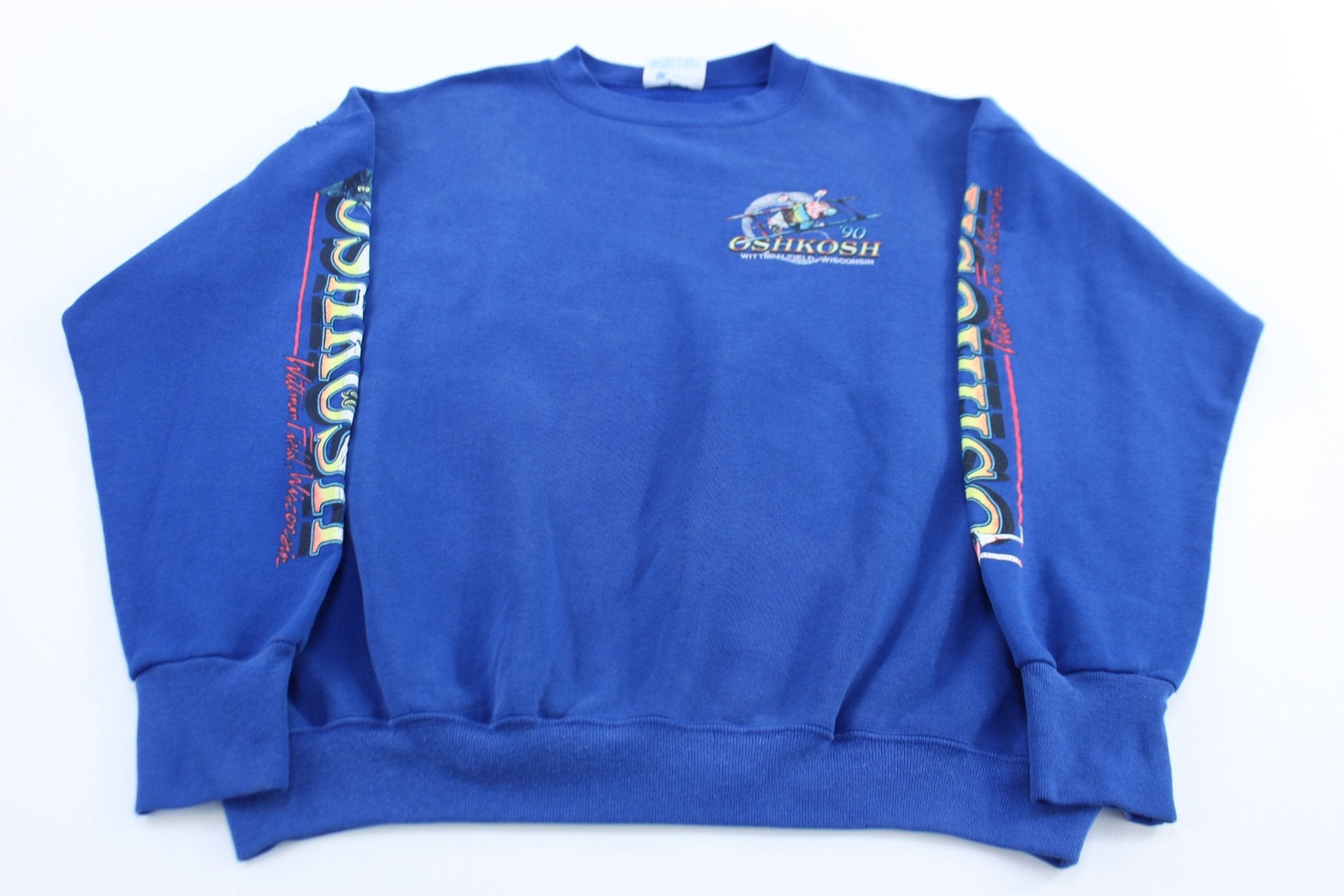 1990 Oshkosh Wittman Field, Wisconsin Sweatshirt - ThriftedThreads.com