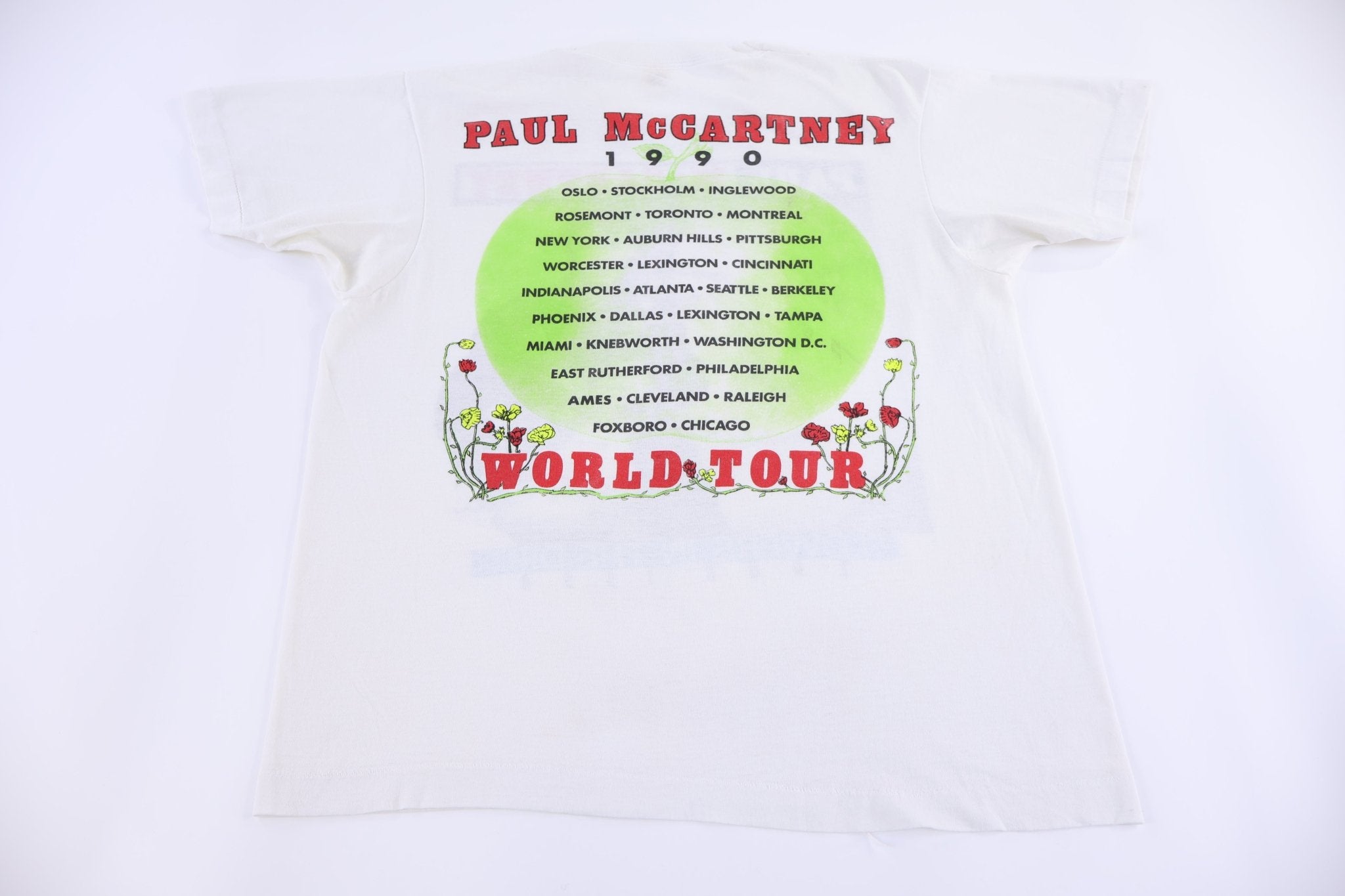 1990 Paul McCartney World Tour T-shirt - Shirts & Tops - Thrifted Threads