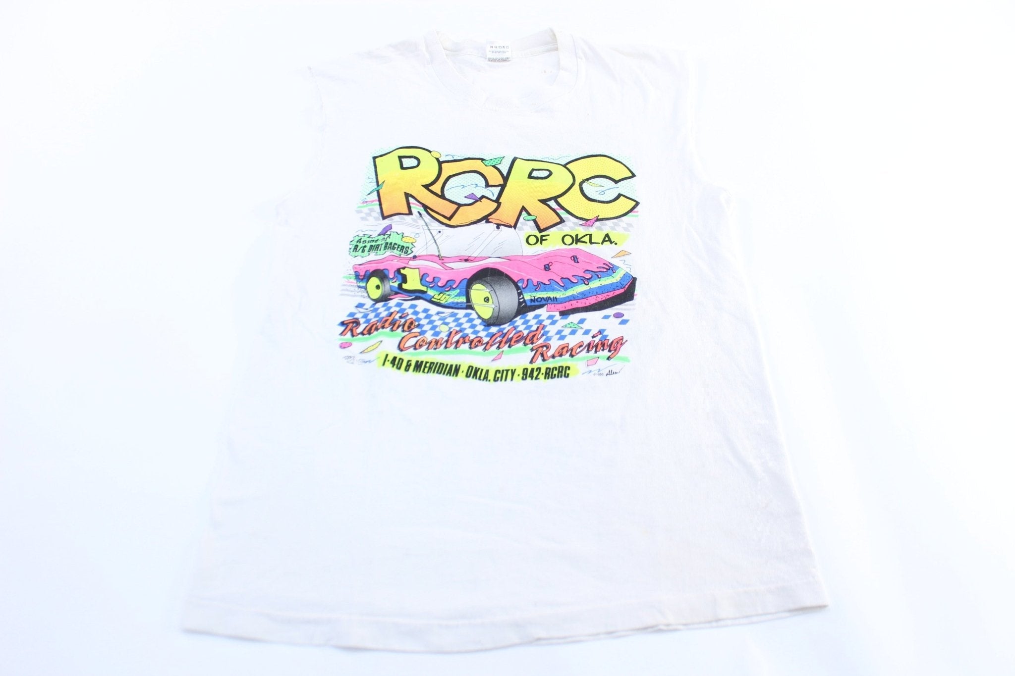 1990 Radio Controlled Racing Graphic Tank Top - Jerseys/Tanks - Thrifted Threads
