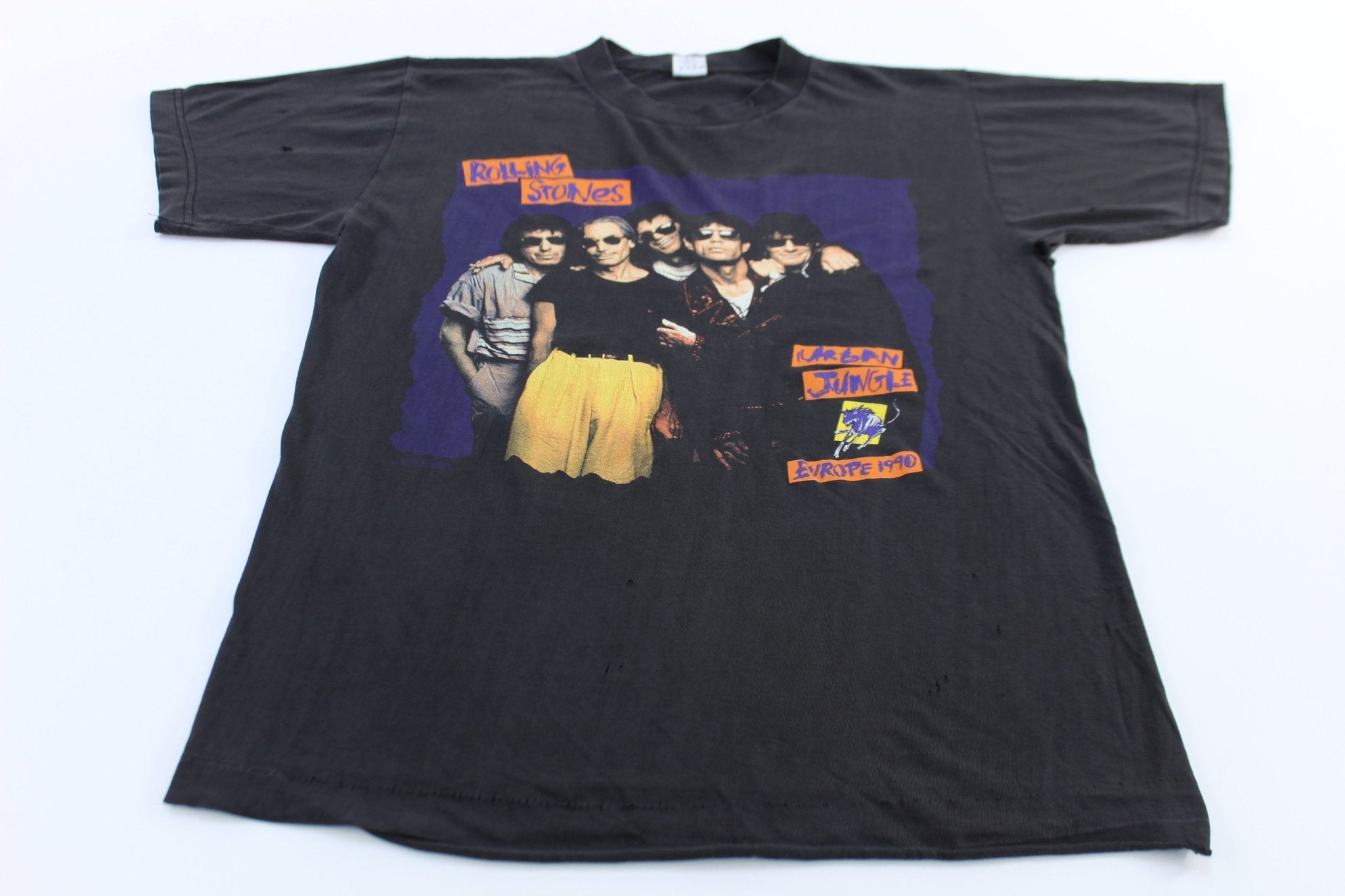 1990 Rolling Stones Urban Jungle Europe Tour T-Shirt - ThriftedThreads.com