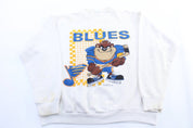 1990 St. Louis Blues Tasmanian Devil Graphic Sweatshirt - Sweatshirt - Thrifted Threads