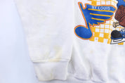 1990 St. Louis Blues Tasmanian Devil Graphic Sweatshirt - Sweatshirt - Thrifted Threads