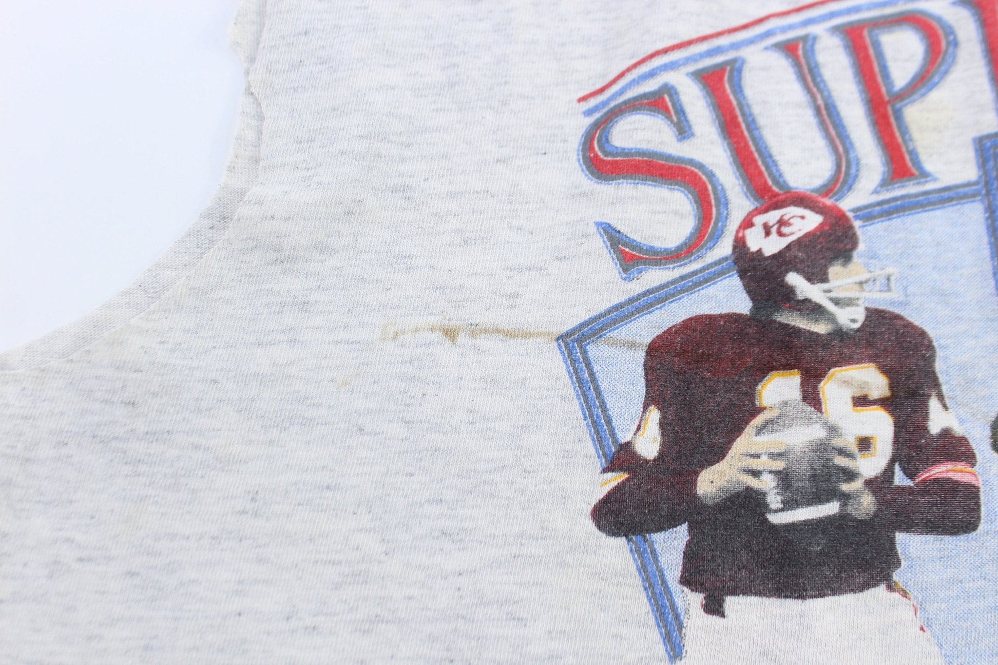 1990 SuperBowl Legends Salem Sportswear Graphic Tank Top - ThriftedThreads.com