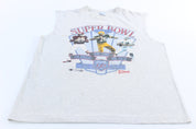 1990 SuperBowl Legends Salem Sportswear Graphic Tank Top - ThriftedThreads.com