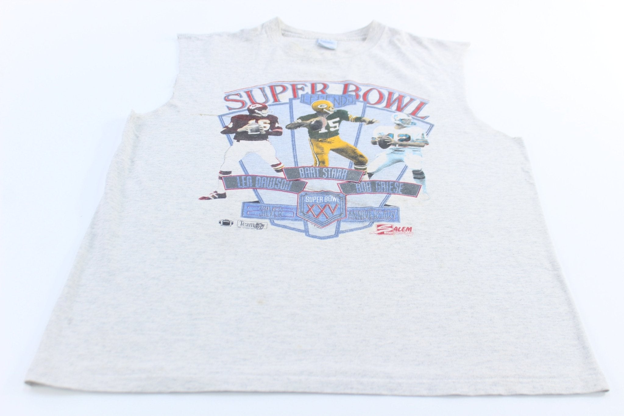 1990 SuperBowl Legends Salem Sportswear Graphic Tank Top - ThriftedThreads.com