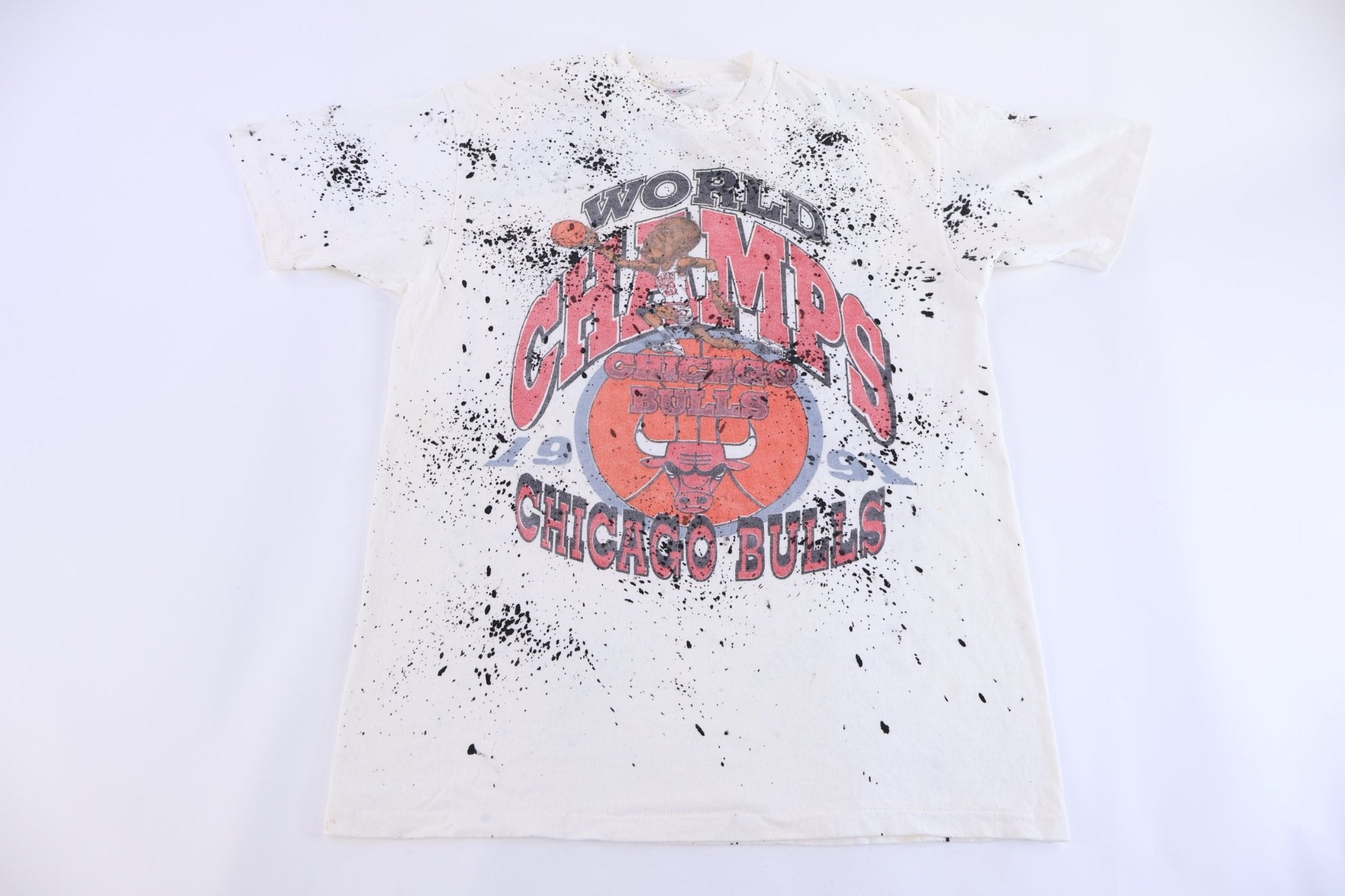 1991 Chicago Bulls Basketball World Champs T-shirt - Shirts & Tops - Thrifted Threads