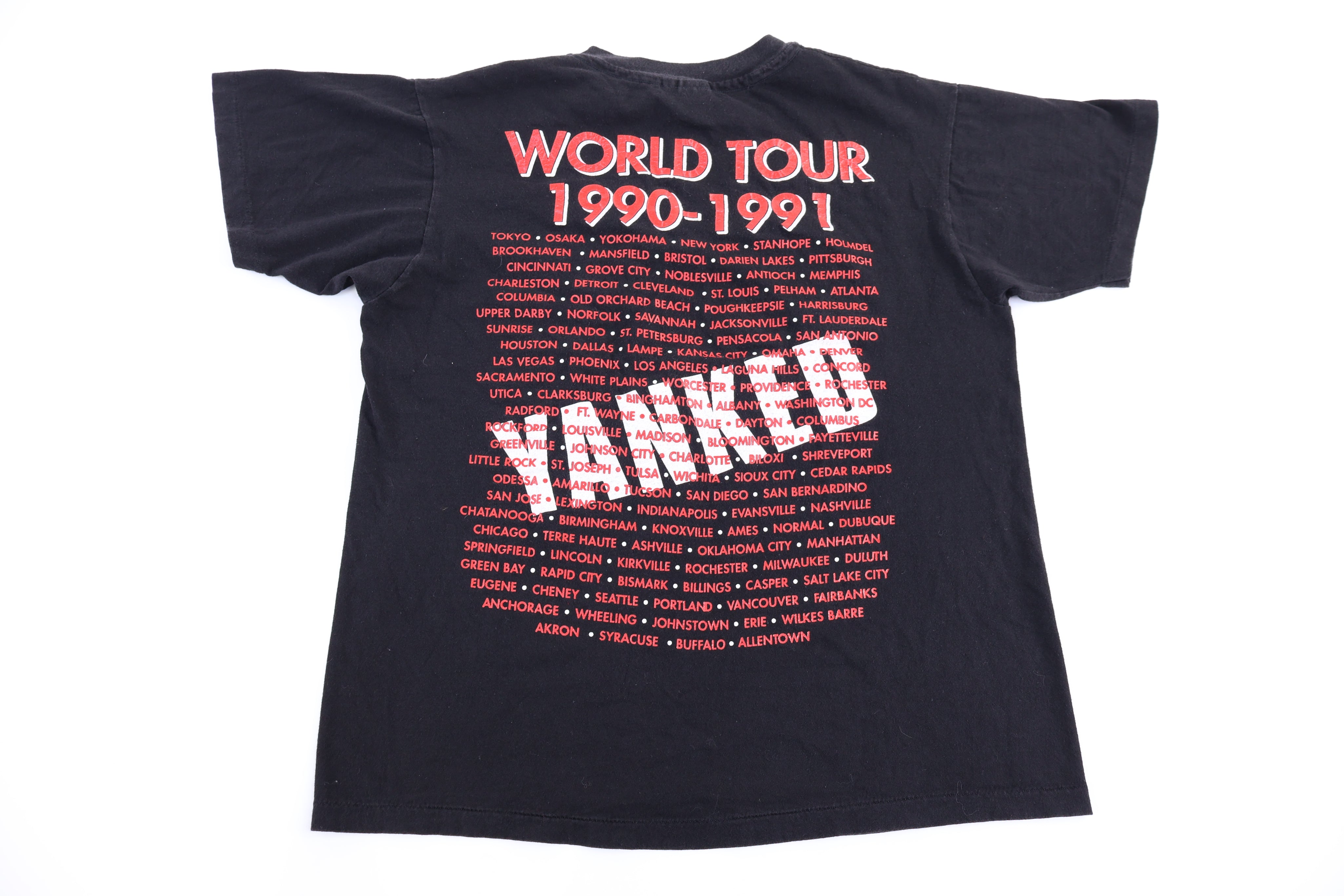 1991 Damn Yankees World Tour T-shirt - Shirts & Tops - Thrifted Threads