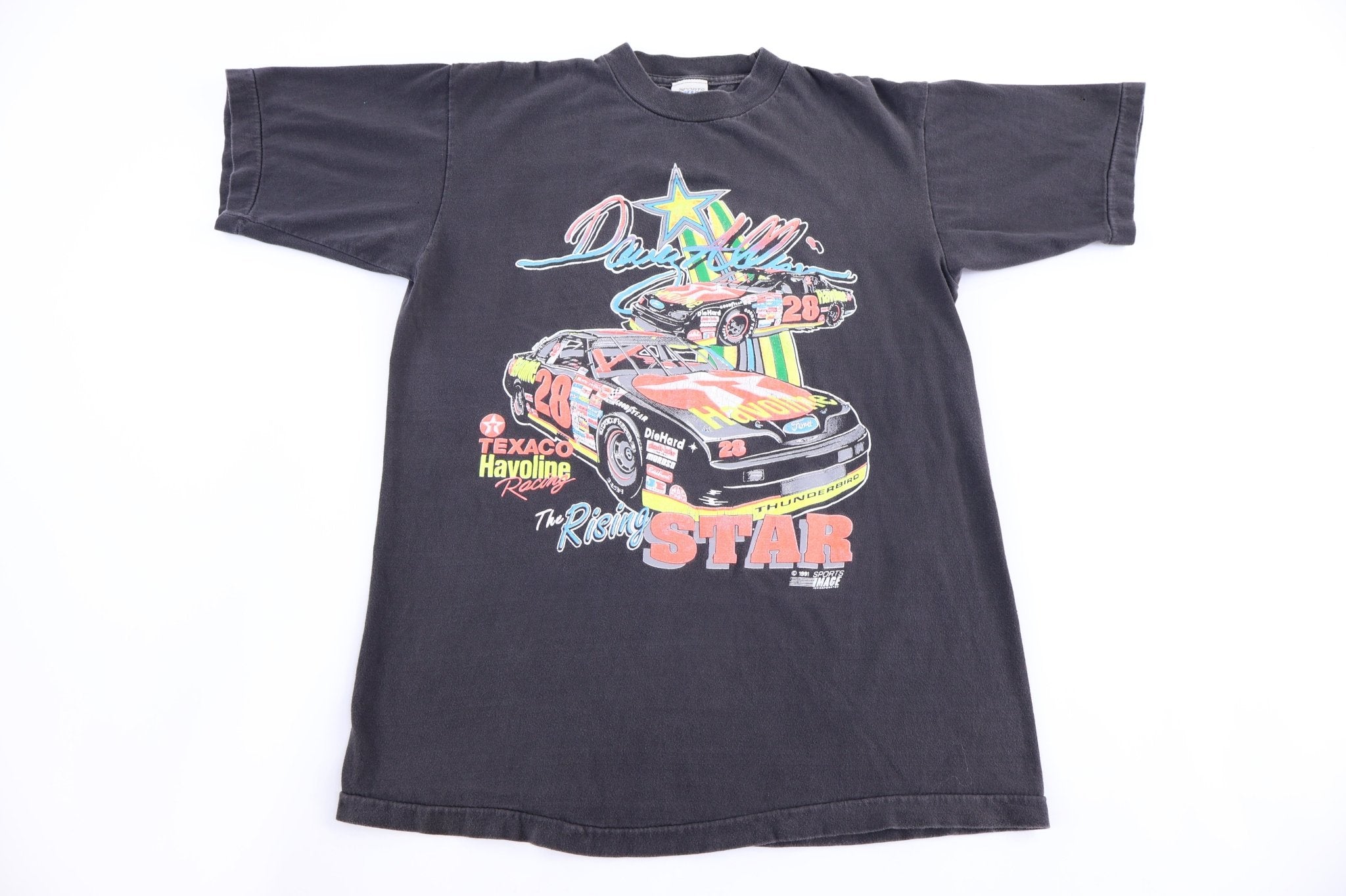 1991 Davey Allison Racing Graphic T-shirt - Shirts & Tops - Thrifted Threads