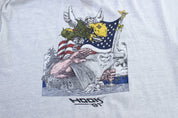 1991 Hank Caruso Hooks Art Graphic T-Shirt - ThriftedThreads.com