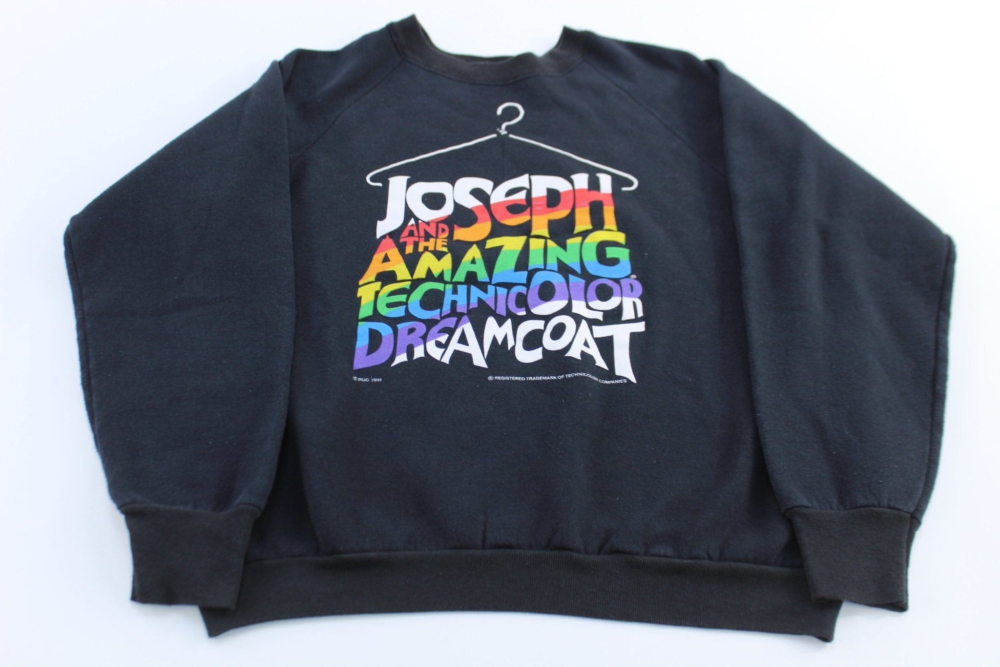 1991 Joseph and the Amazing Technicolor Dreamcoat Sweatshirt - ThriftedThreads.com