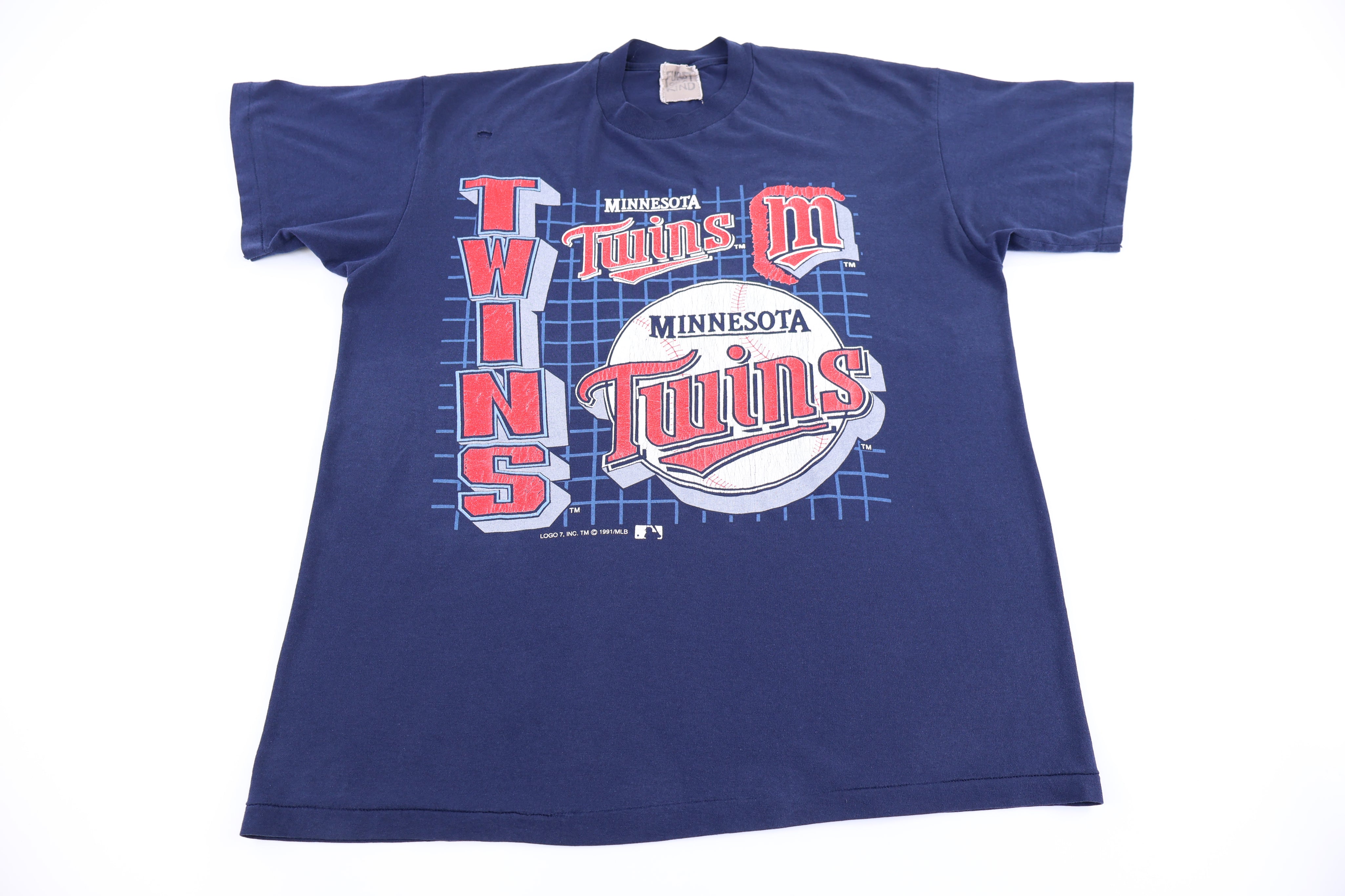1991 Minnesota Twins Baseball T-shirt - Shirts & Tops - Thrifted Threads
