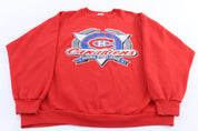 1991 Montreal Canadiens Hockey Graphic Sweatshirt - ThriftedThreads.com