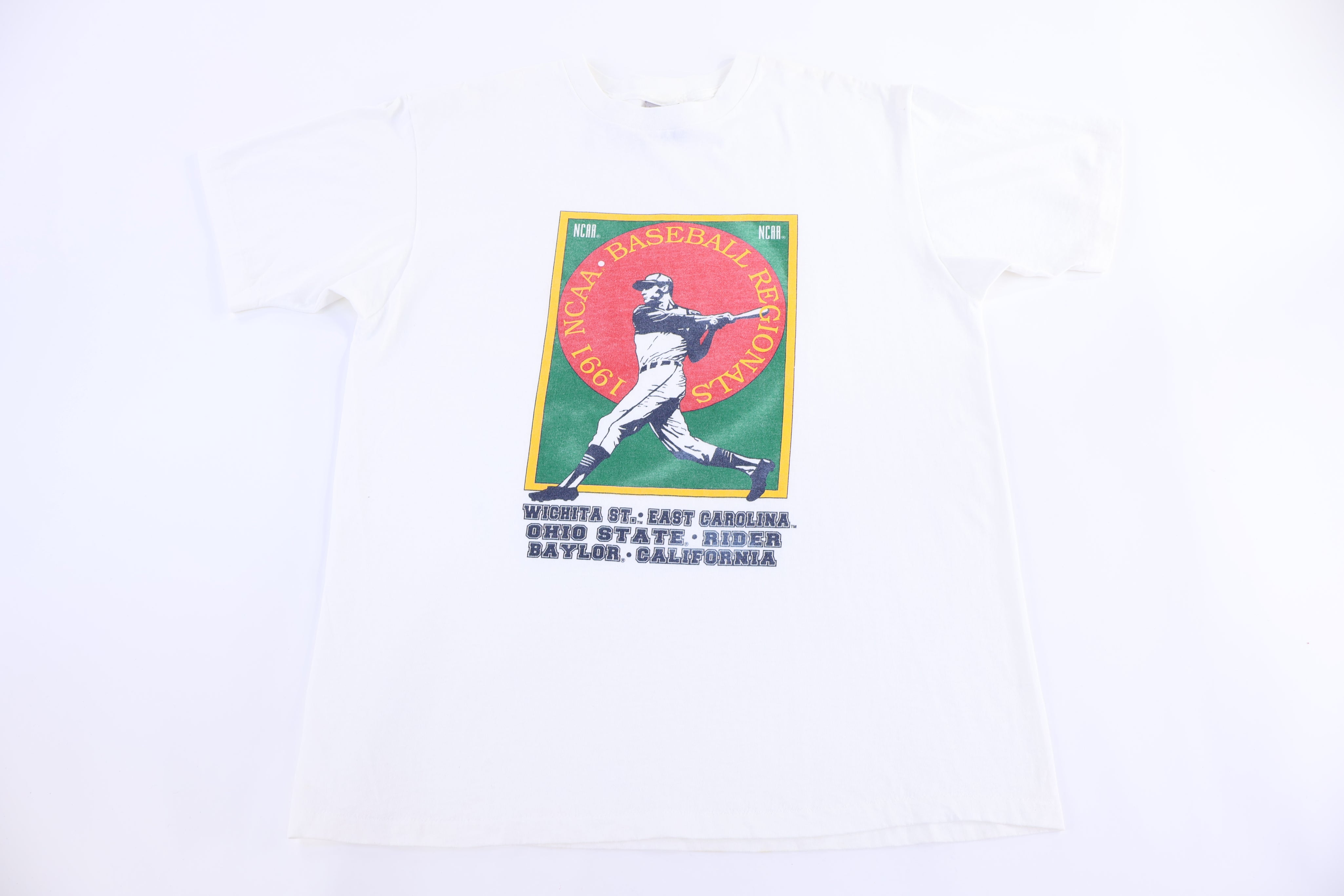 1991 NCAA Baseball Graphic T-shirt - Shirts & Tops - Thrifted Threads