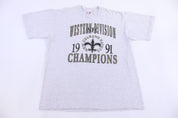 1991 New Orleans Saints Western Division Champs T-shirt - Thrifted Threads