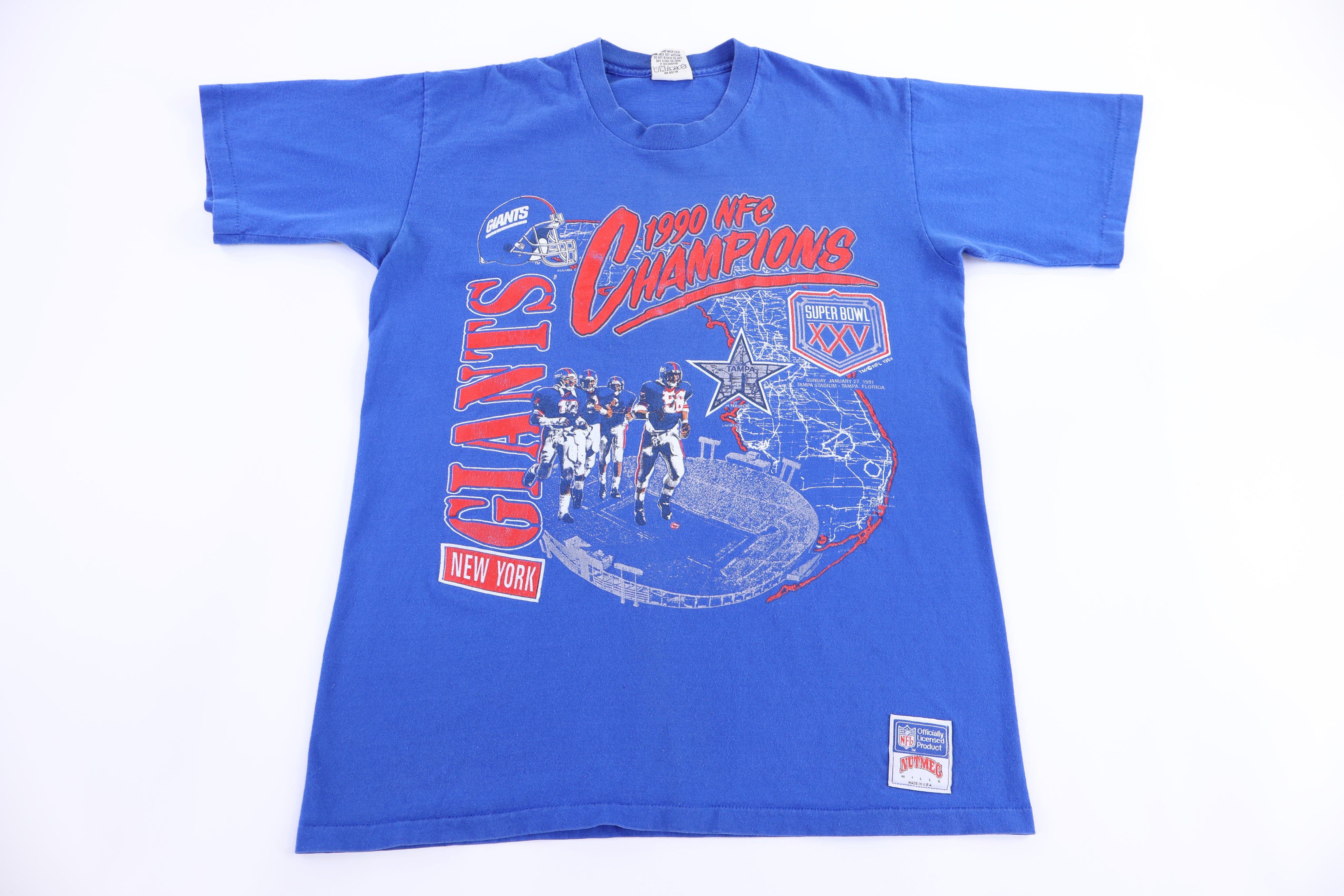 1991 New York Giants Football NFC Champions T-shirt - Shirts & Tops - Thrifted Threads