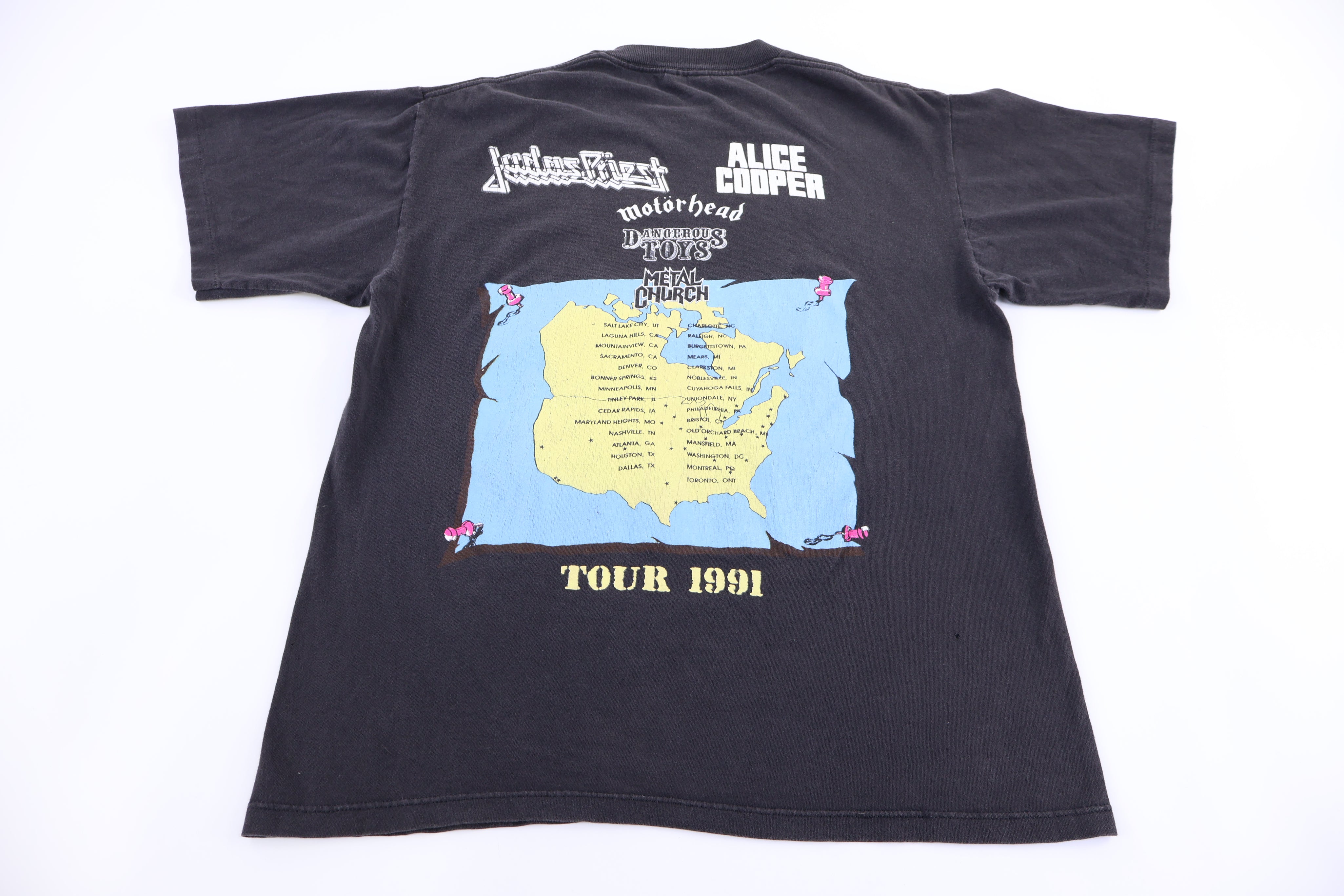 1991 Operation Rock & Roll Tour T-shirt - Shirts & Tops - Thrifted Threads