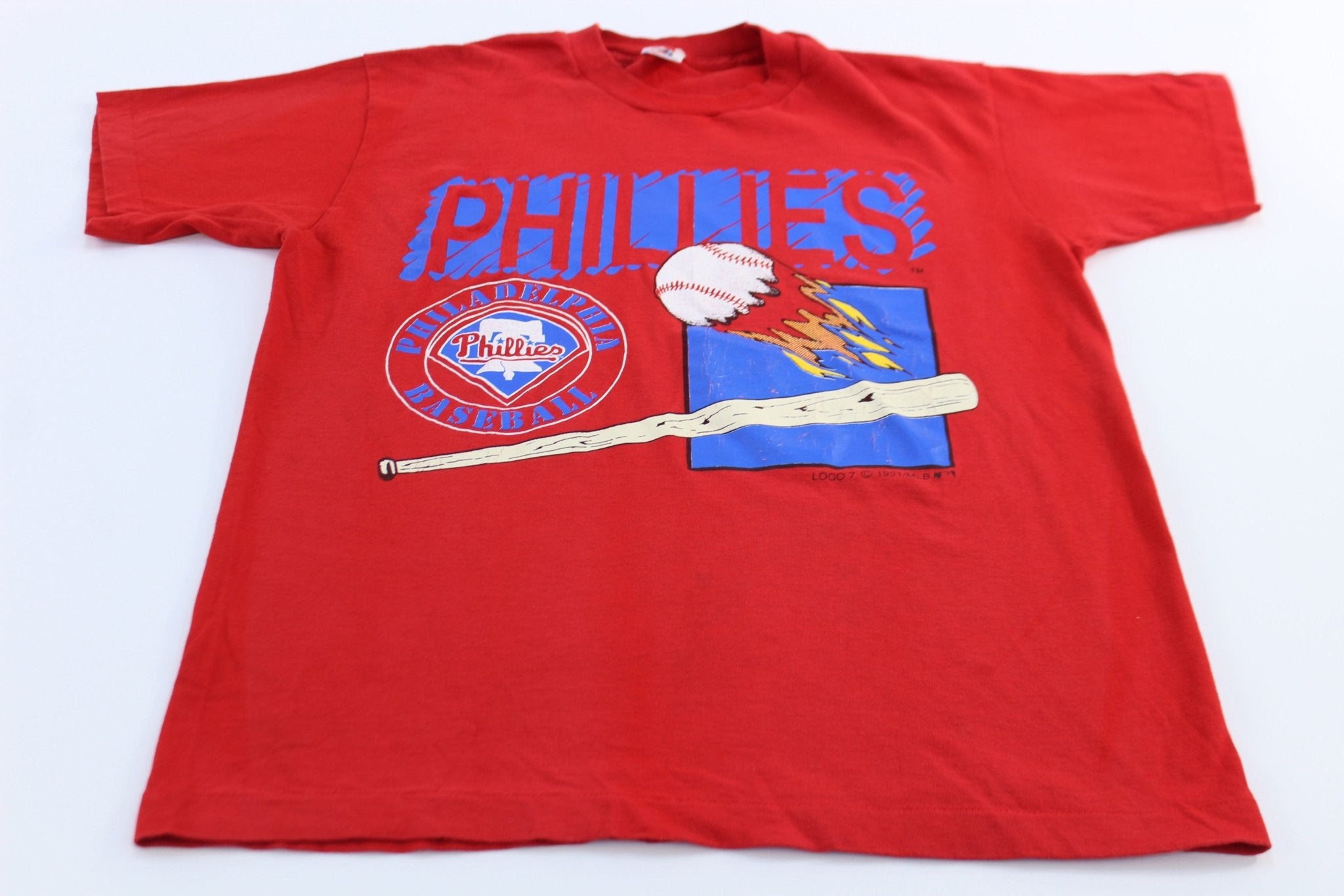 1991 Philadelphia Phillies Baseball Graphic T-Shirt - ThriftedThreads.com