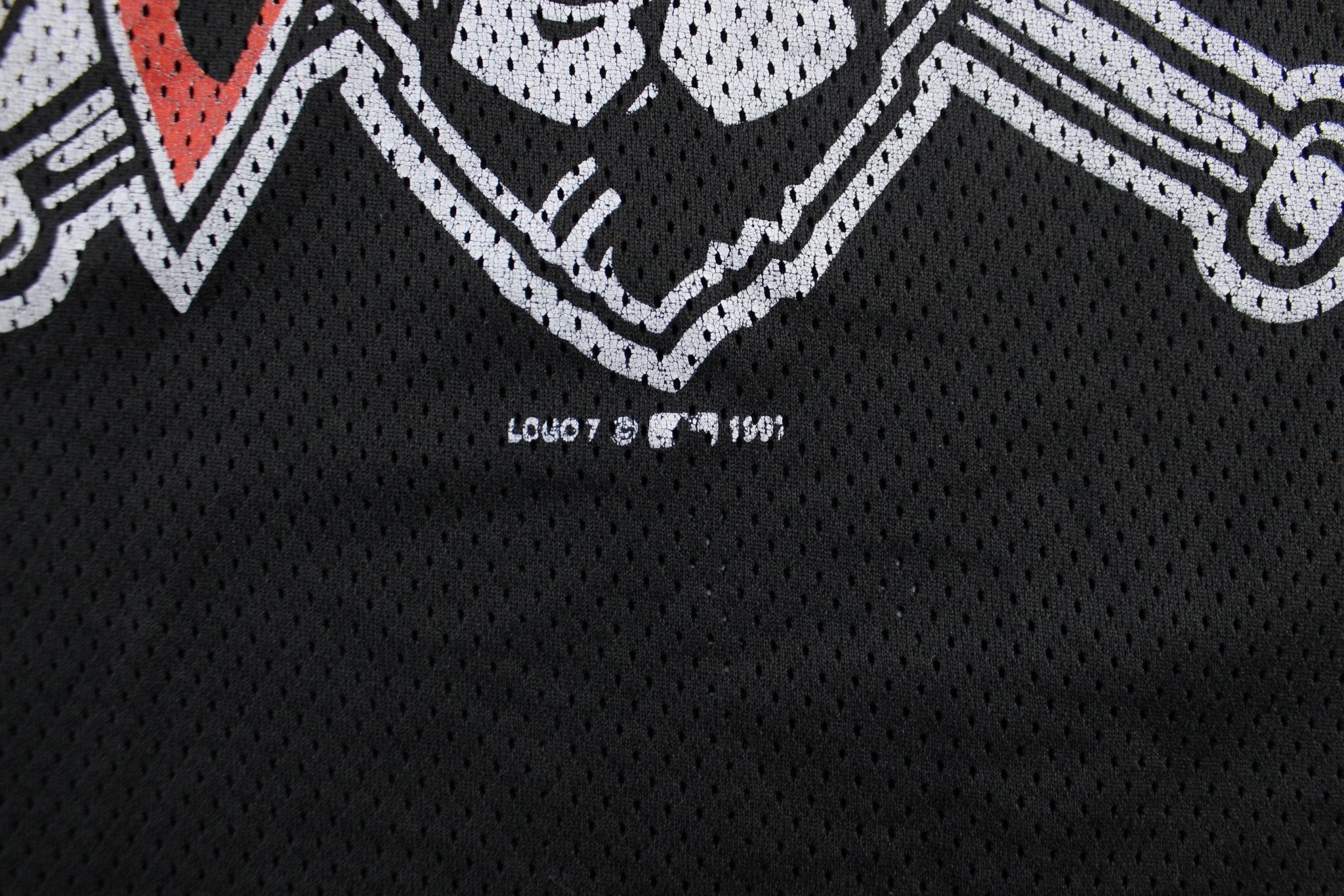 1991 Pittsburgh Pirates Logo 7 Baseball Jersey - ThriftedThreads.com
