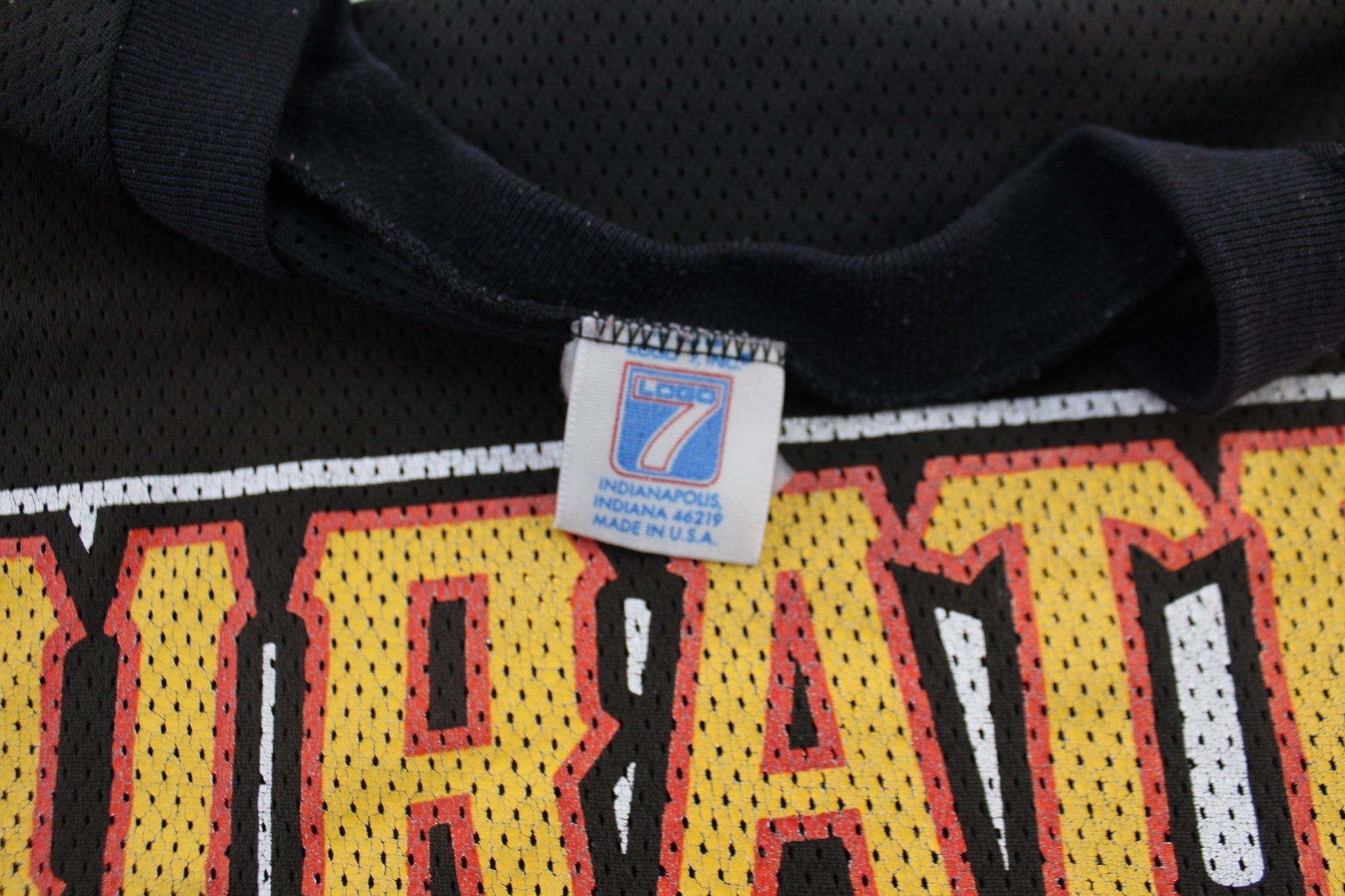 1991 Pittsburgh Pirates Logo 7 Baseball Jersey - ThriftedThreads.com