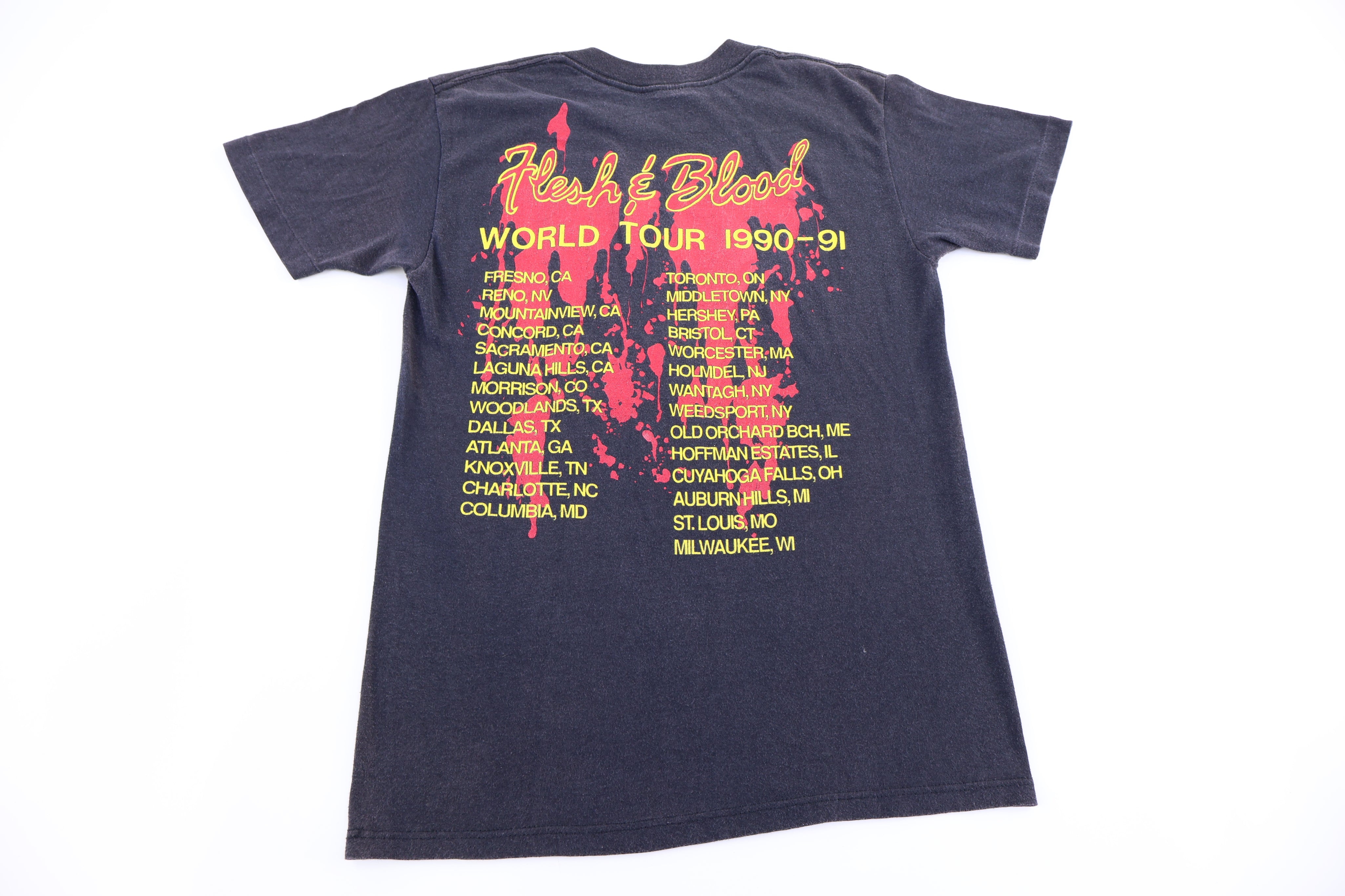 1991 Poison World Tour T-shirt - Shirts & Tops - Thrifted Threads