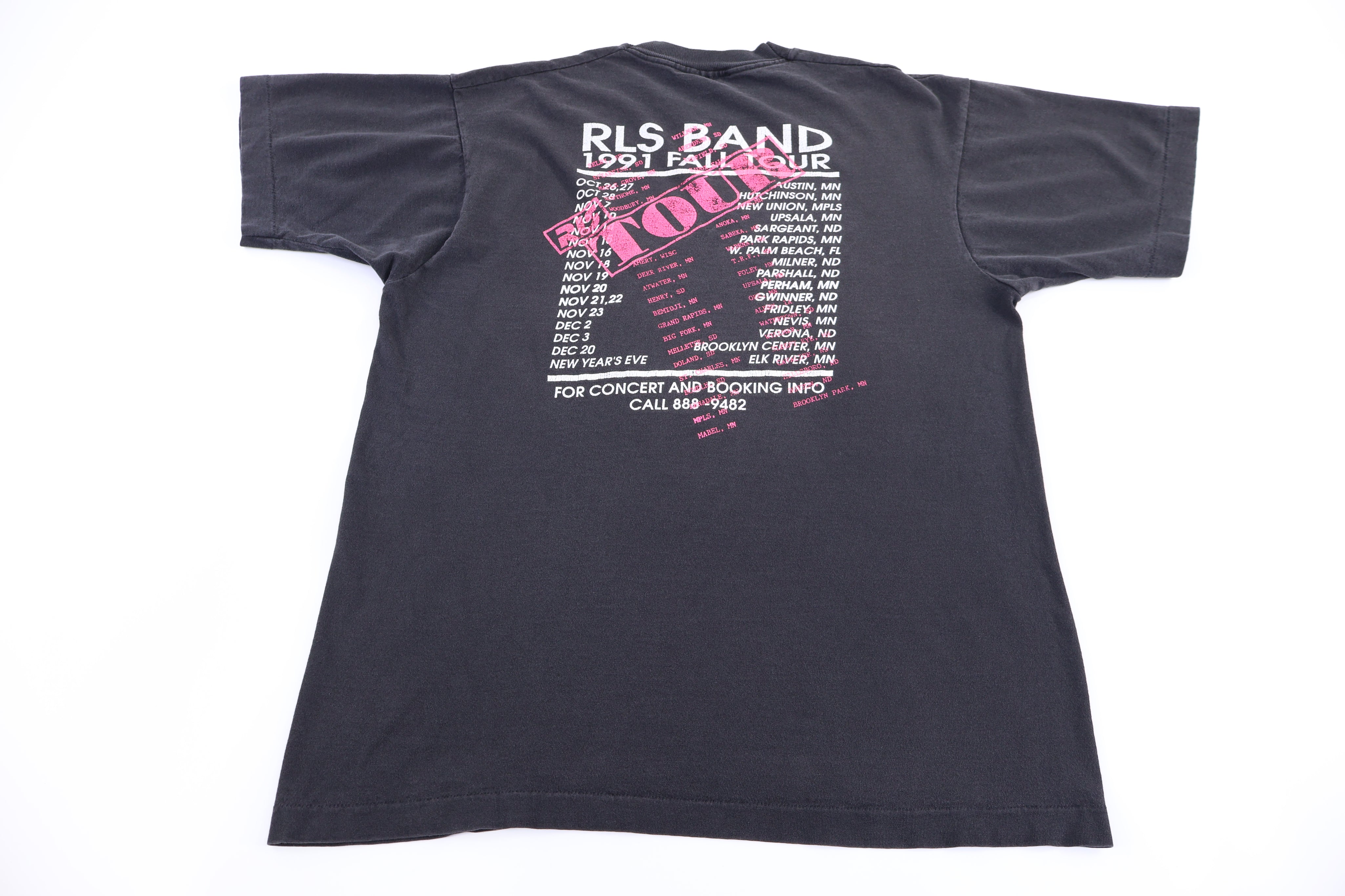 1991 Rick Moe And The RLS Band Tour T-shirt - Shirts & Tops - Thrifted Threads