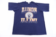 1991 University of Illinois Illini T-shirt - Shirts & Tops - Thrifted Threads