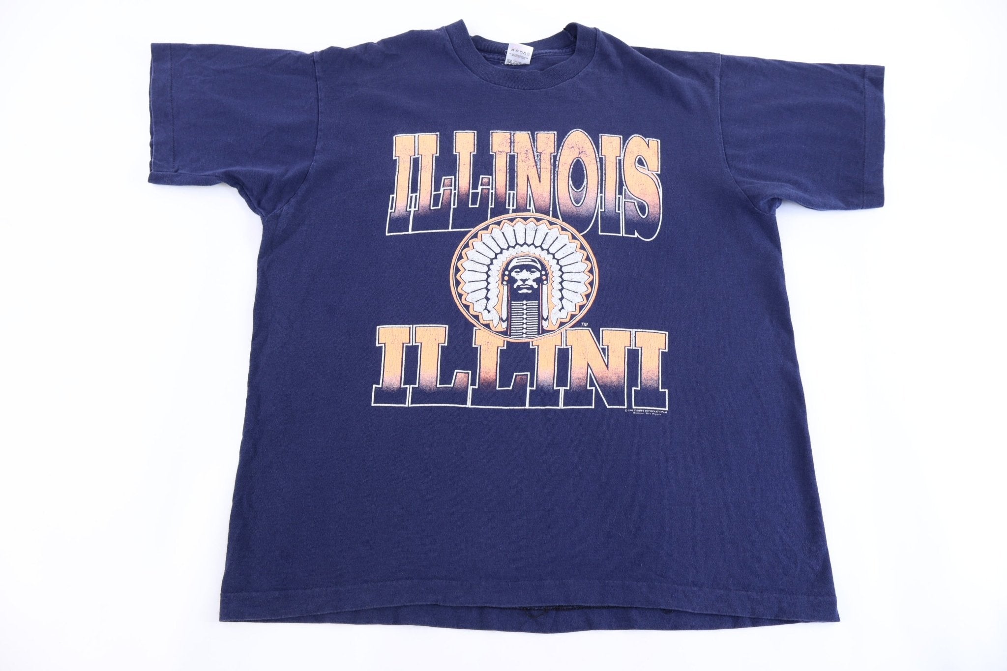 1991 University of Illinois Illini T-shirt - Shirts & Tops - Thrifted Threads