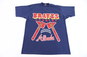 1992 Atlanta Braves Baseball T-shirt - Shirts & Tops - Thrifted Threads