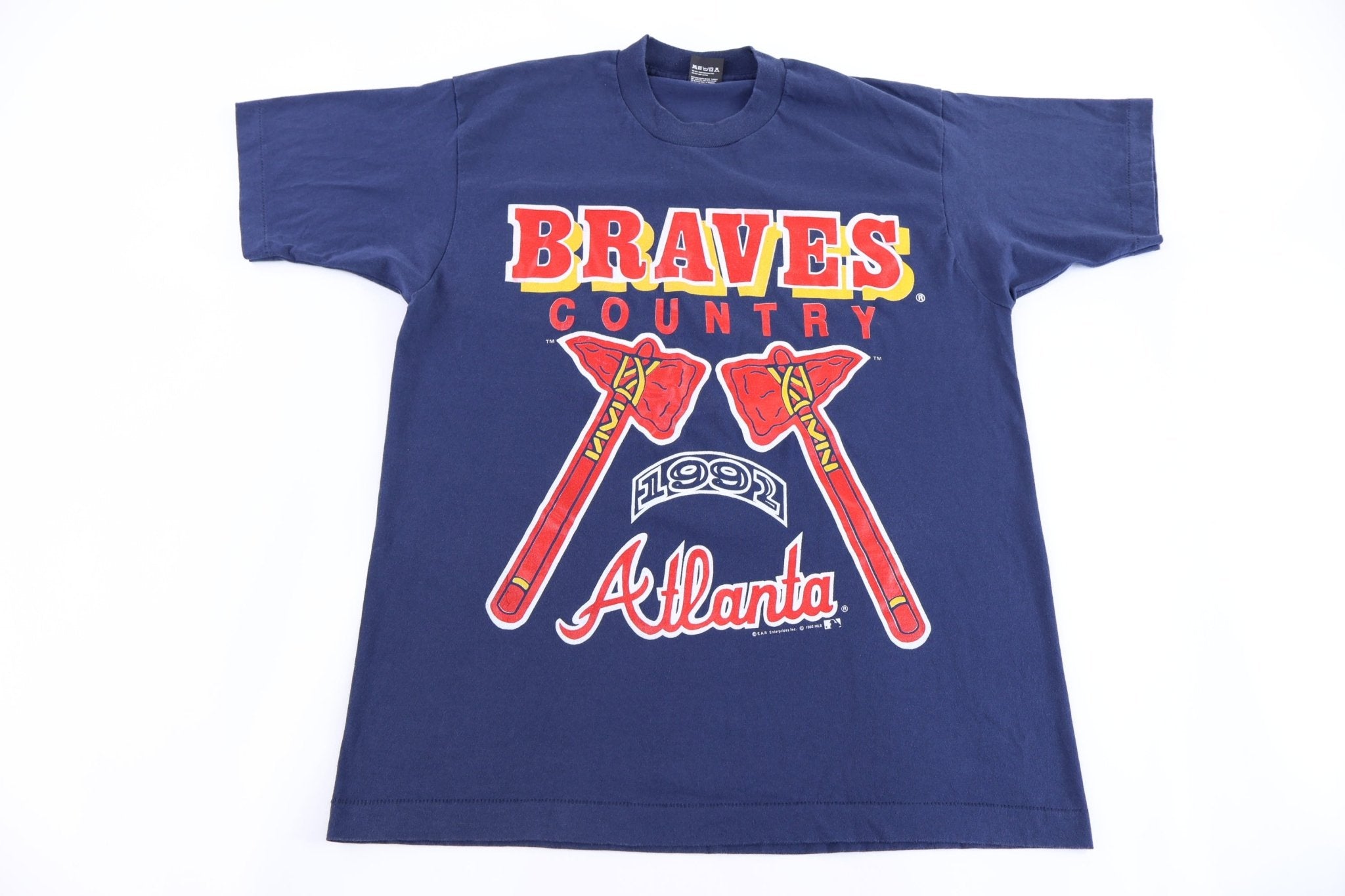 1992 Atlanta Braves Baseball T-shirt - Shirts & Tops - Thrifted Threads
