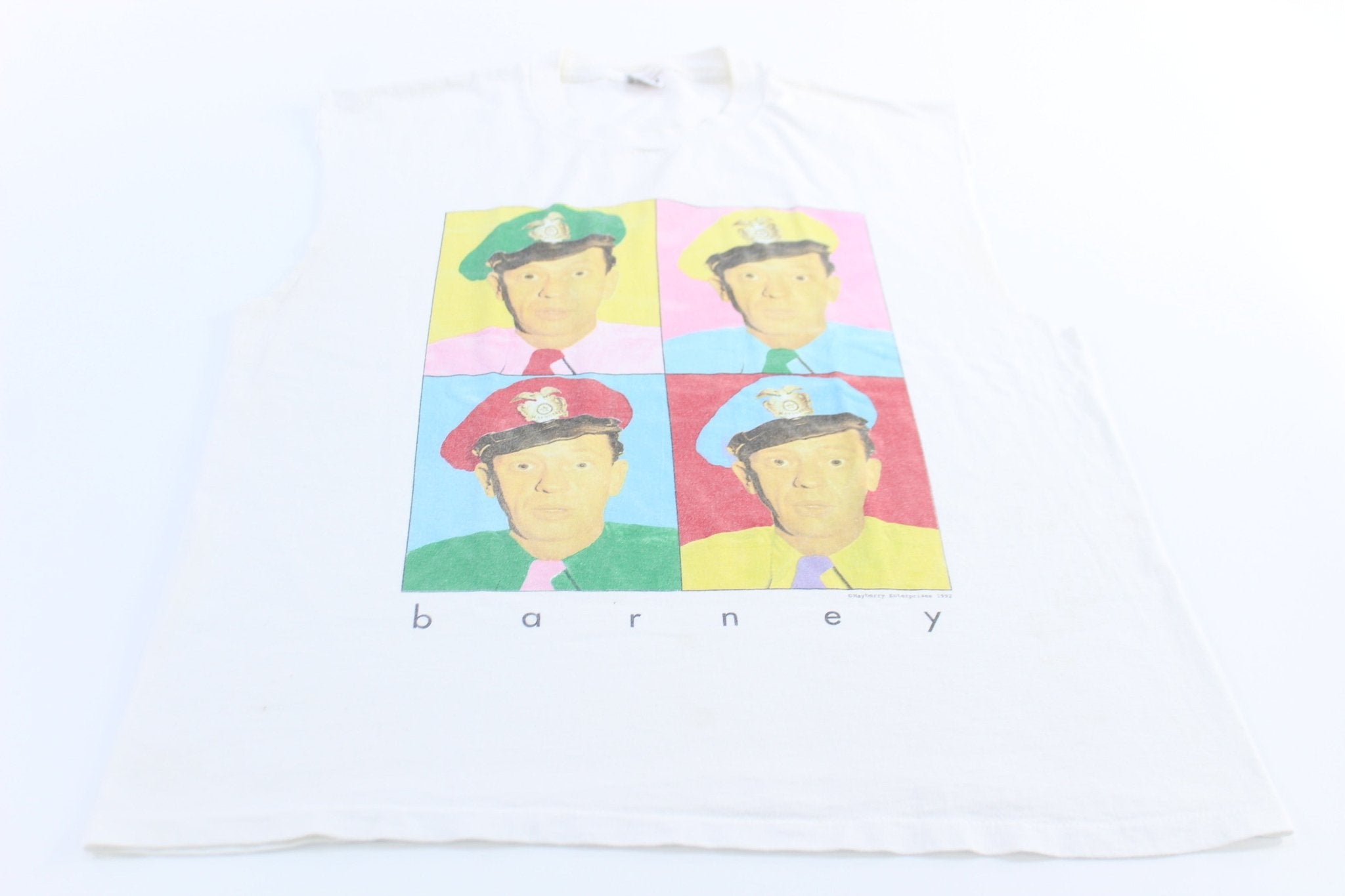 1992 Barney Andy Griffin Andy Warhol Tank Top - ThriftedThreads.com