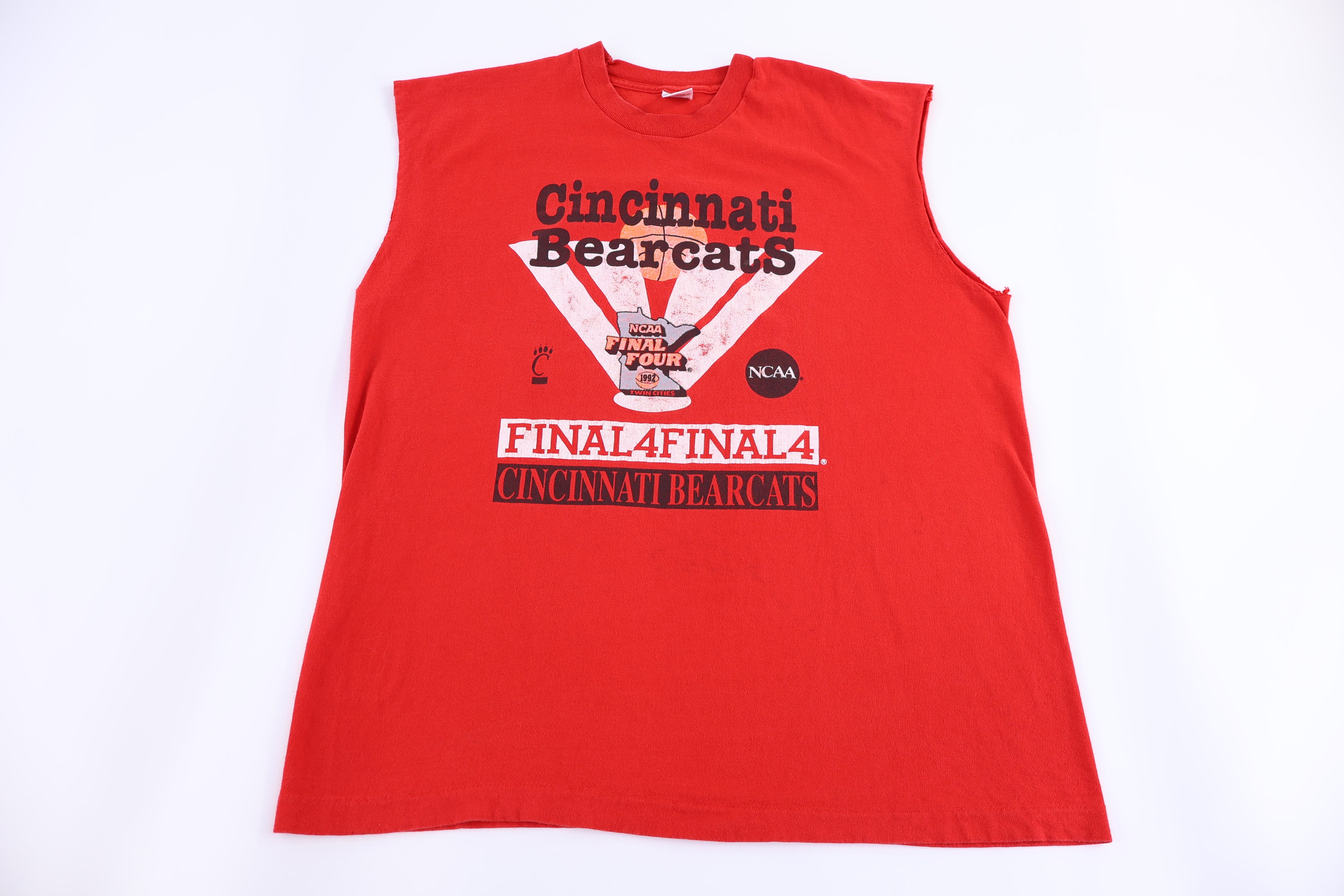 1992 Cincinnati Bearcats Final Four Tank Top - Jerseys/Tanks - Thrifted Threads