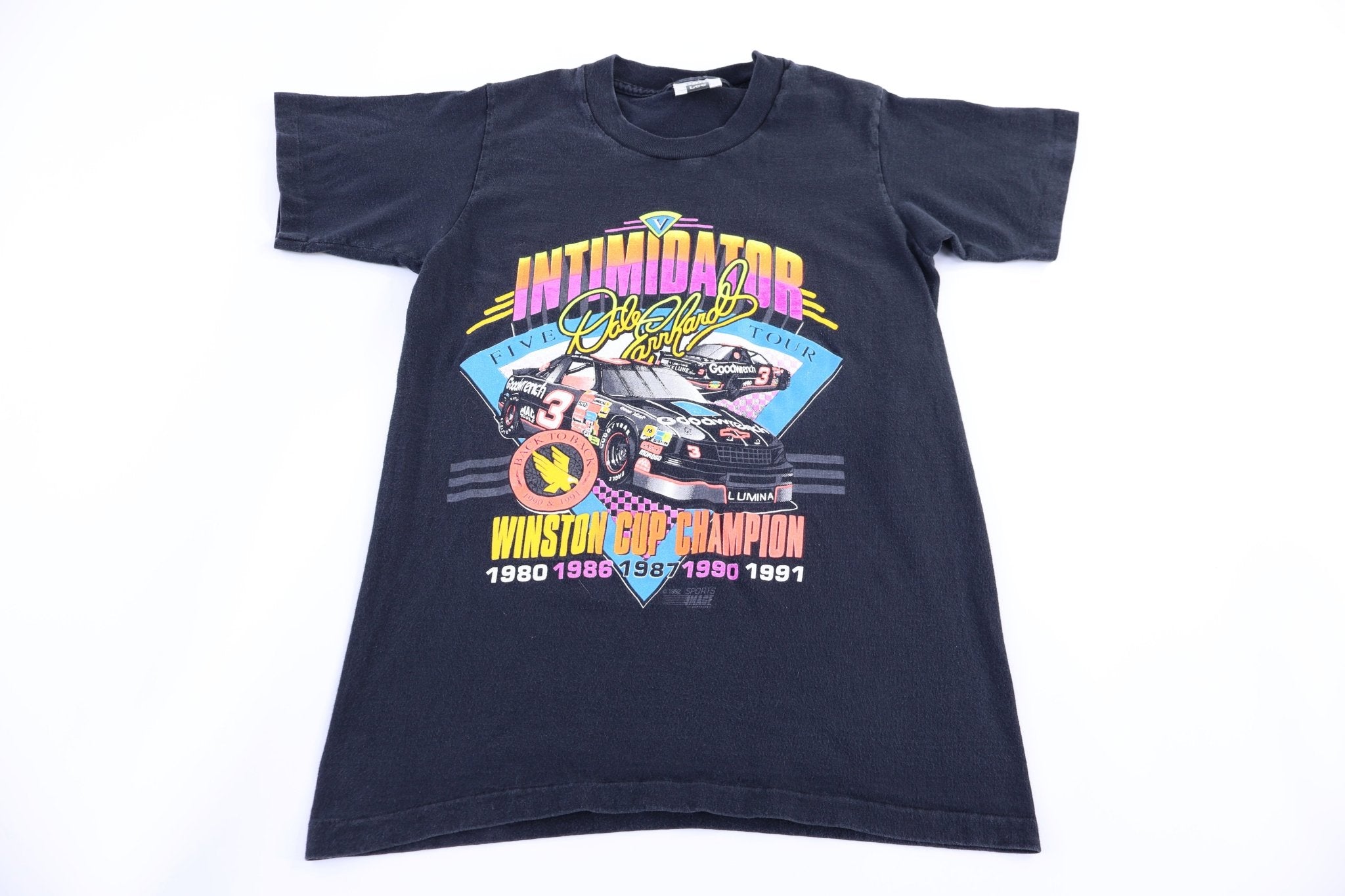 1992 Dale Earnhardt The Intimidator Tour T-shirt - Shirts & Tops - Thrifted Threads