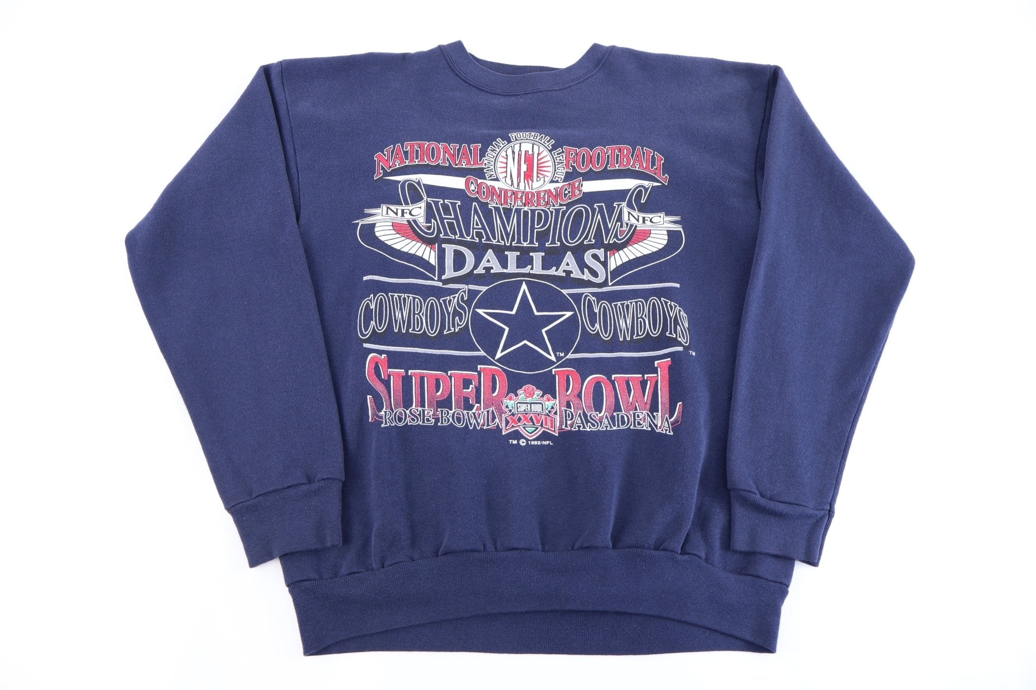 1992 Dallas Cowboys Super Bowl Champions Sweatshirt - sweatshirt - Thrifted Threads