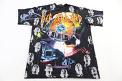 1992 Def Leppard All Over Graphic T-shirt - Shirts & Tops - Thrifted Threads