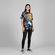1992 Def Leppard All Over Graphic T-shirt - Shirts & Tops - Thrifted Threads