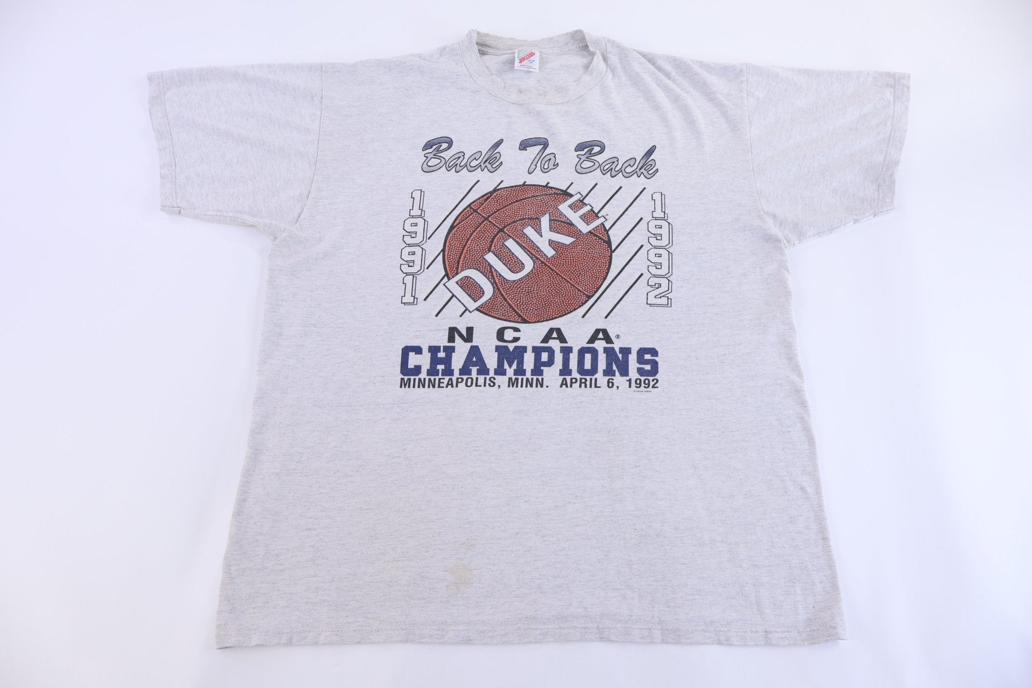 1992 Duke University NCAA Champions T-shirt - Shirts & Tops - Thrifted Threads