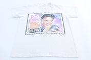1992 Elvis Presley Rock & Roll Postage Stamp T-Shirt - ThriftedThreads.com