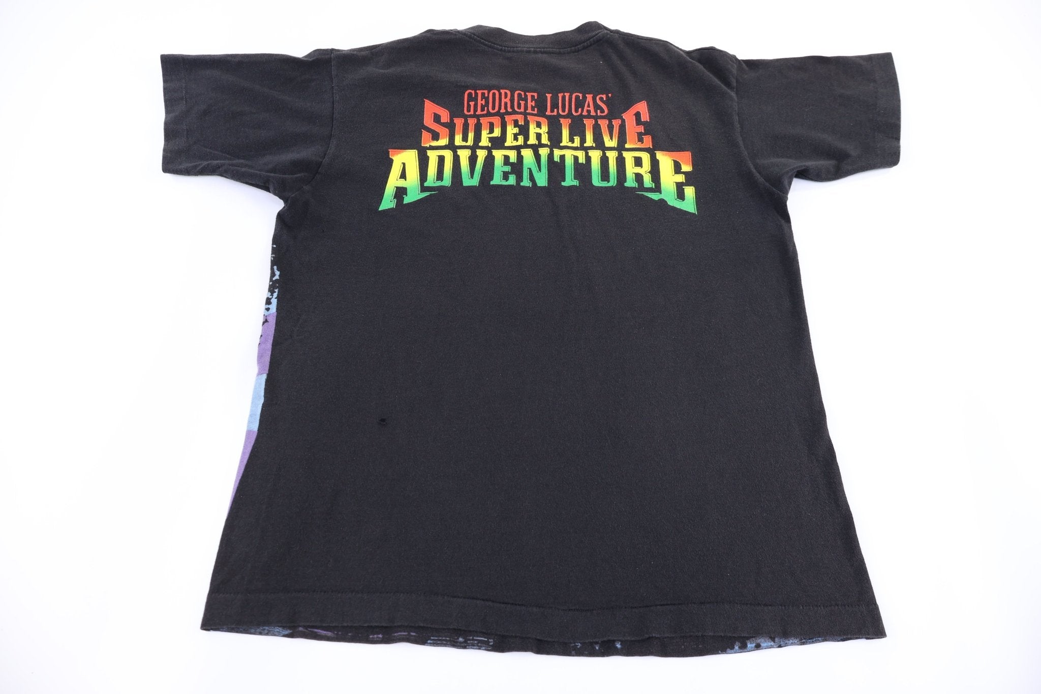 1992 George Lucas Super Live Adventure T-shirt - Shirts & Tops - Thrifted Threads