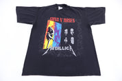 1992 Guns N' Roses Metallica Tour T-shirt - Shirts & Tops - Thrifted Threads