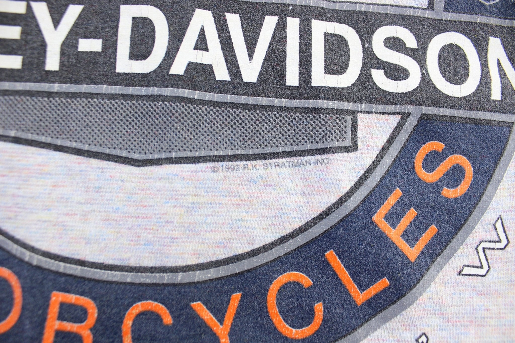 1992 Harley Davidson Motorcycles Milwaukee, Wisconsin T-Shirt - ThriftedThreads.com